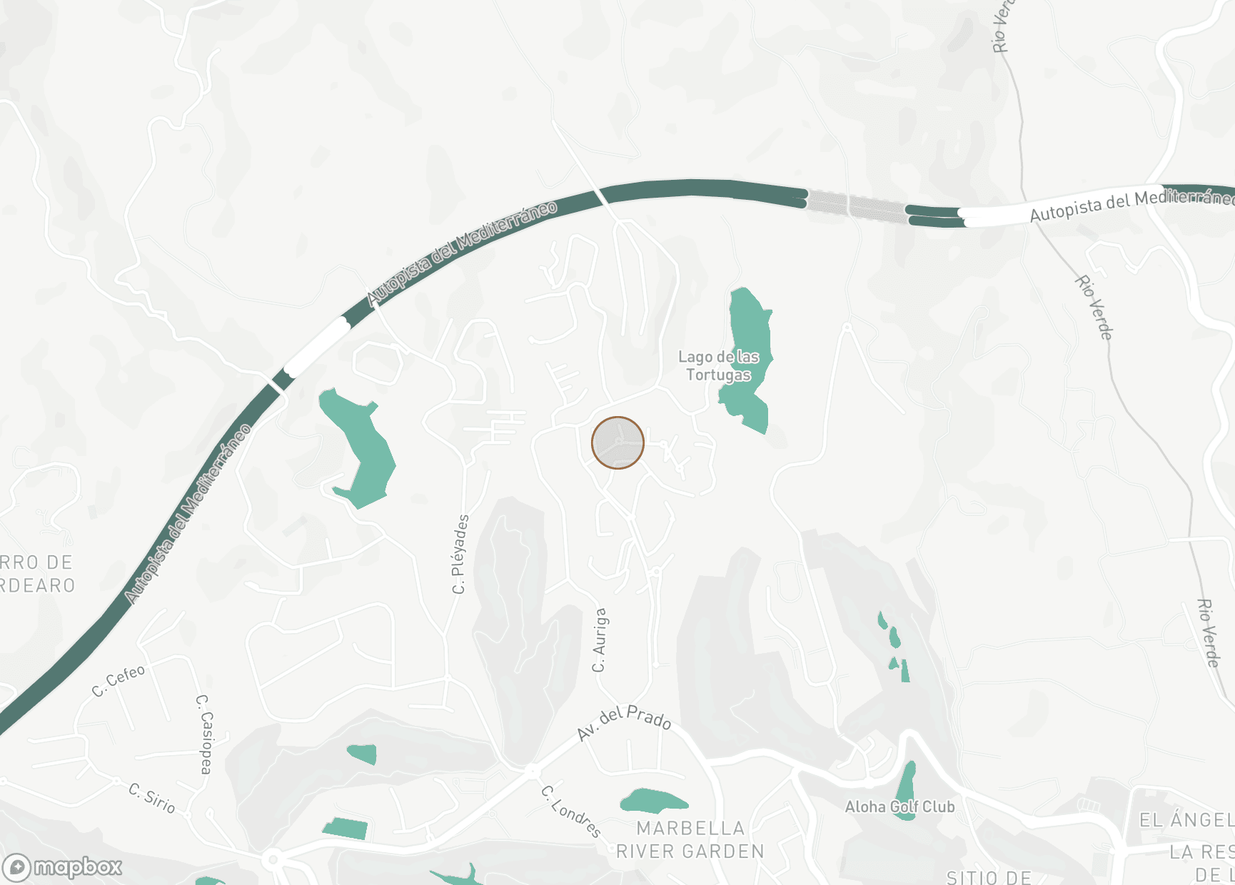 Property Location Map, Marbella Country Club, Nueva Andalucia