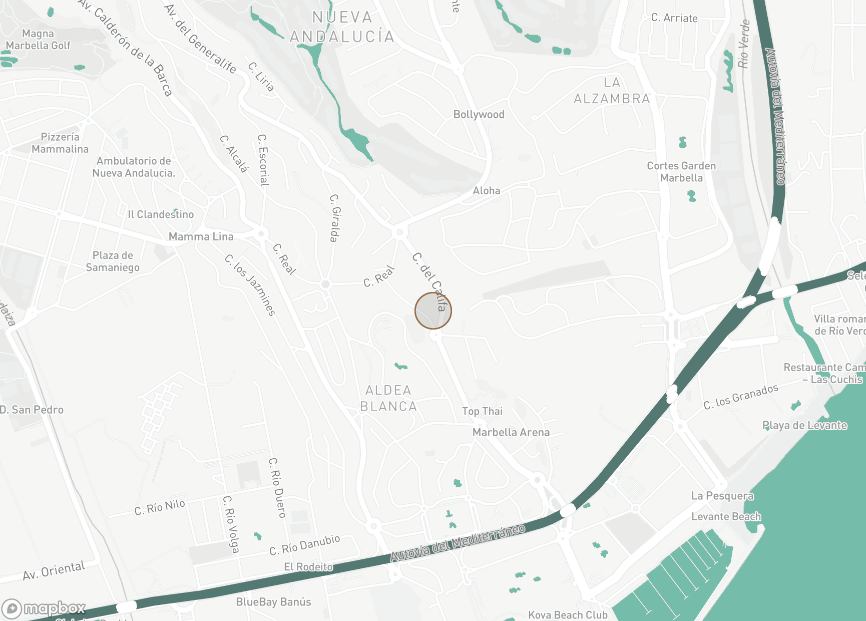 Property Location Map, Las Lolas, Nueva Andalucia