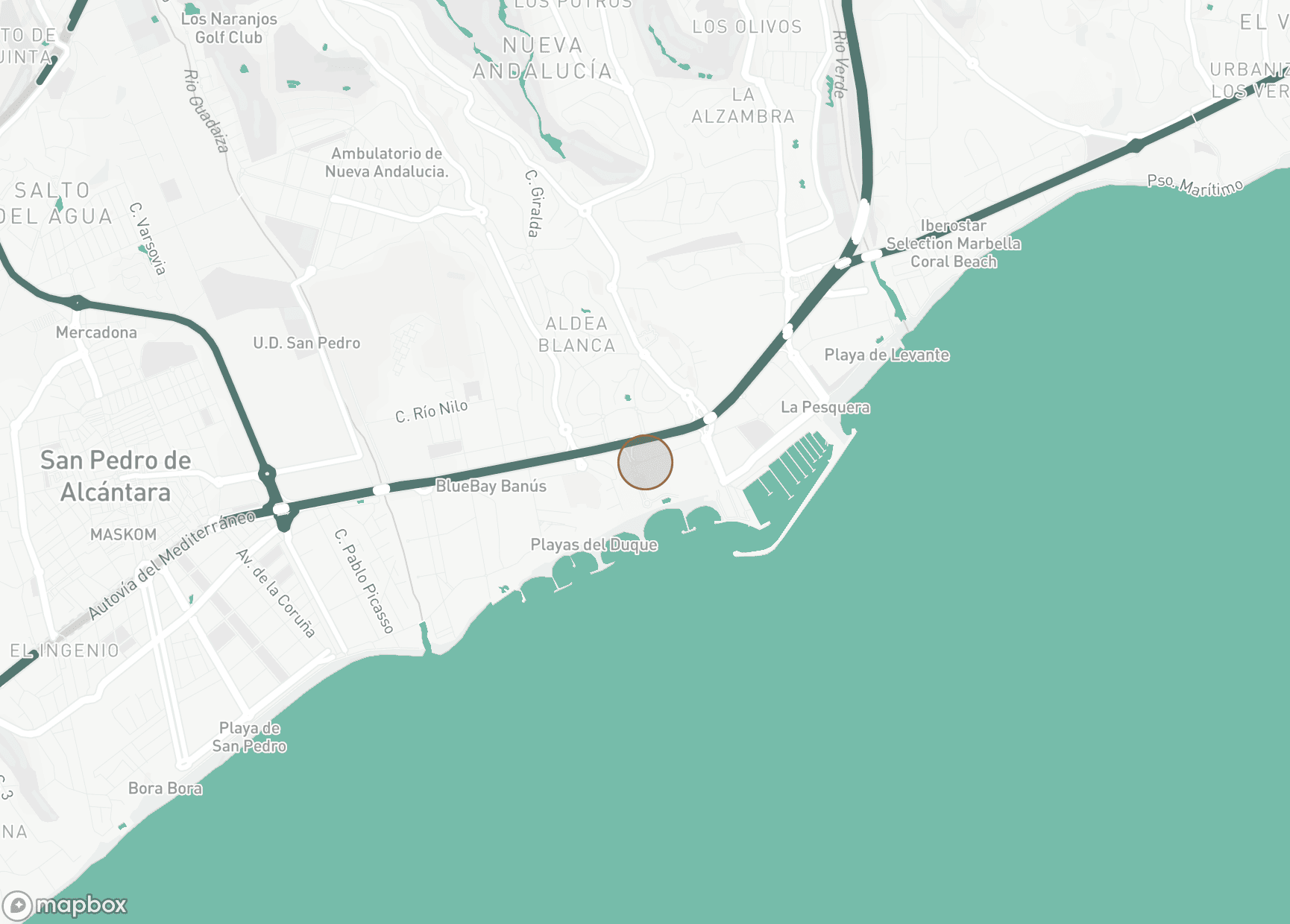 Property Location Map, Marbella - Puerto Banus, Marbella (all areas)