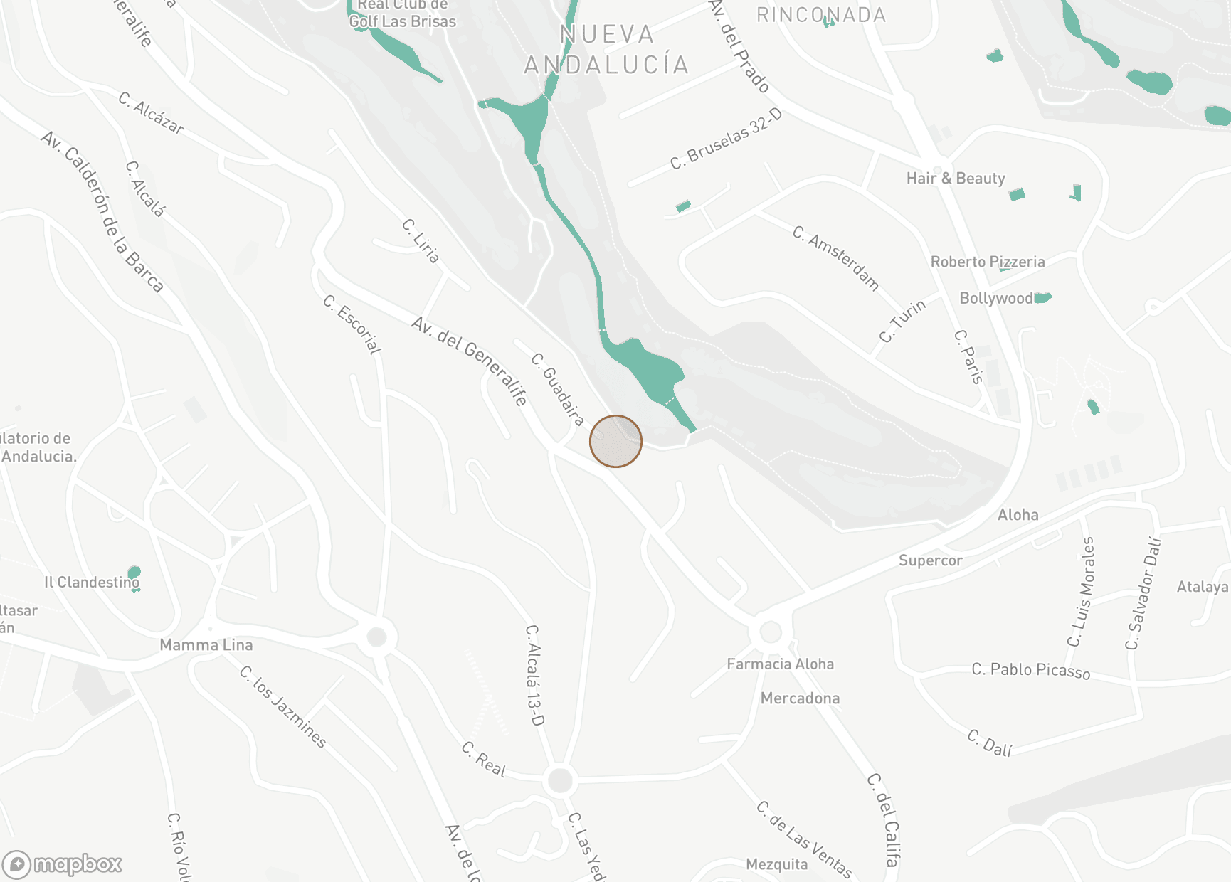 Property Location Map, Las Brisas del Golf, Nueva Andalucia