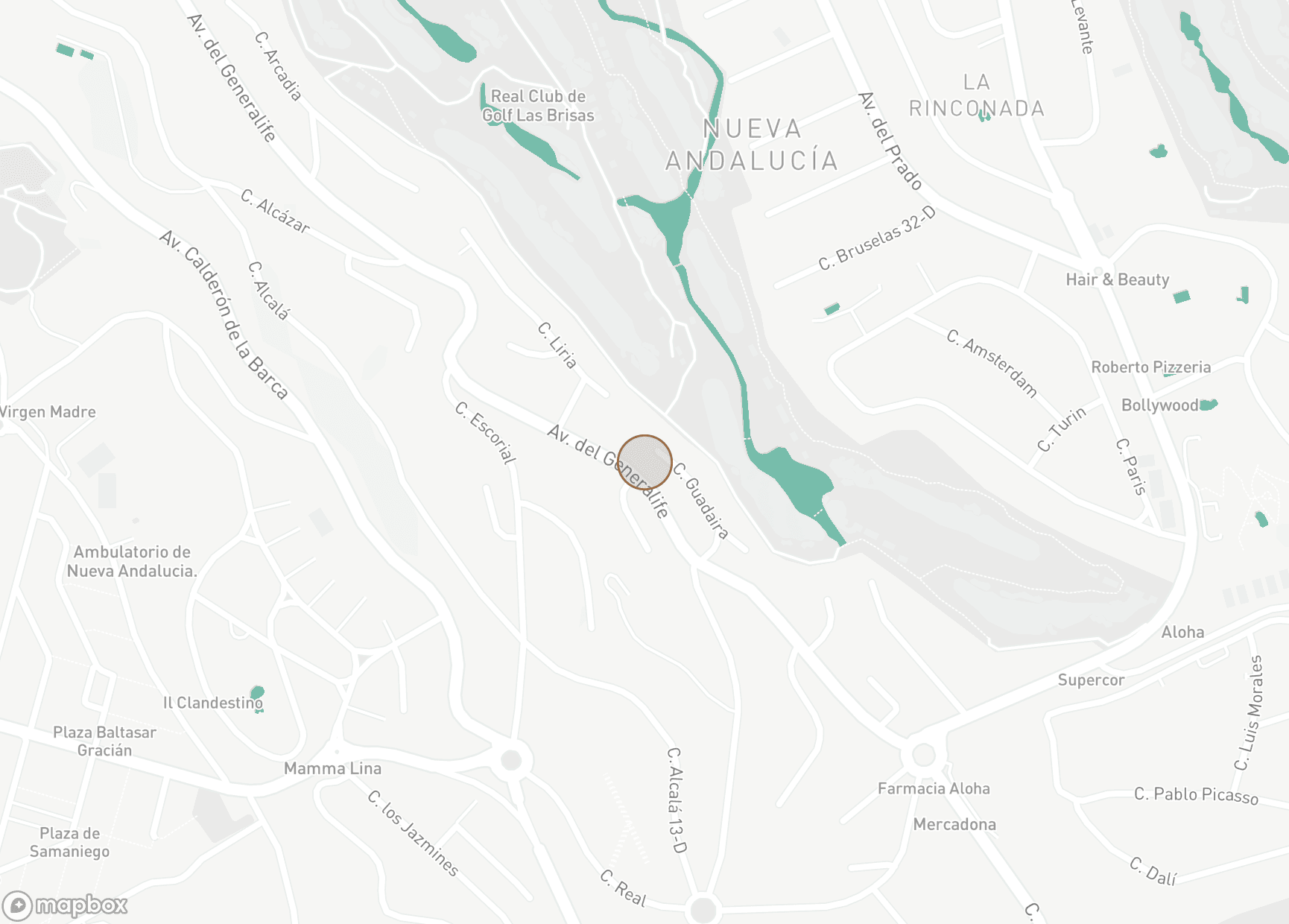 Property Location Map, Nueva Andalucia, Marbella (all areas)