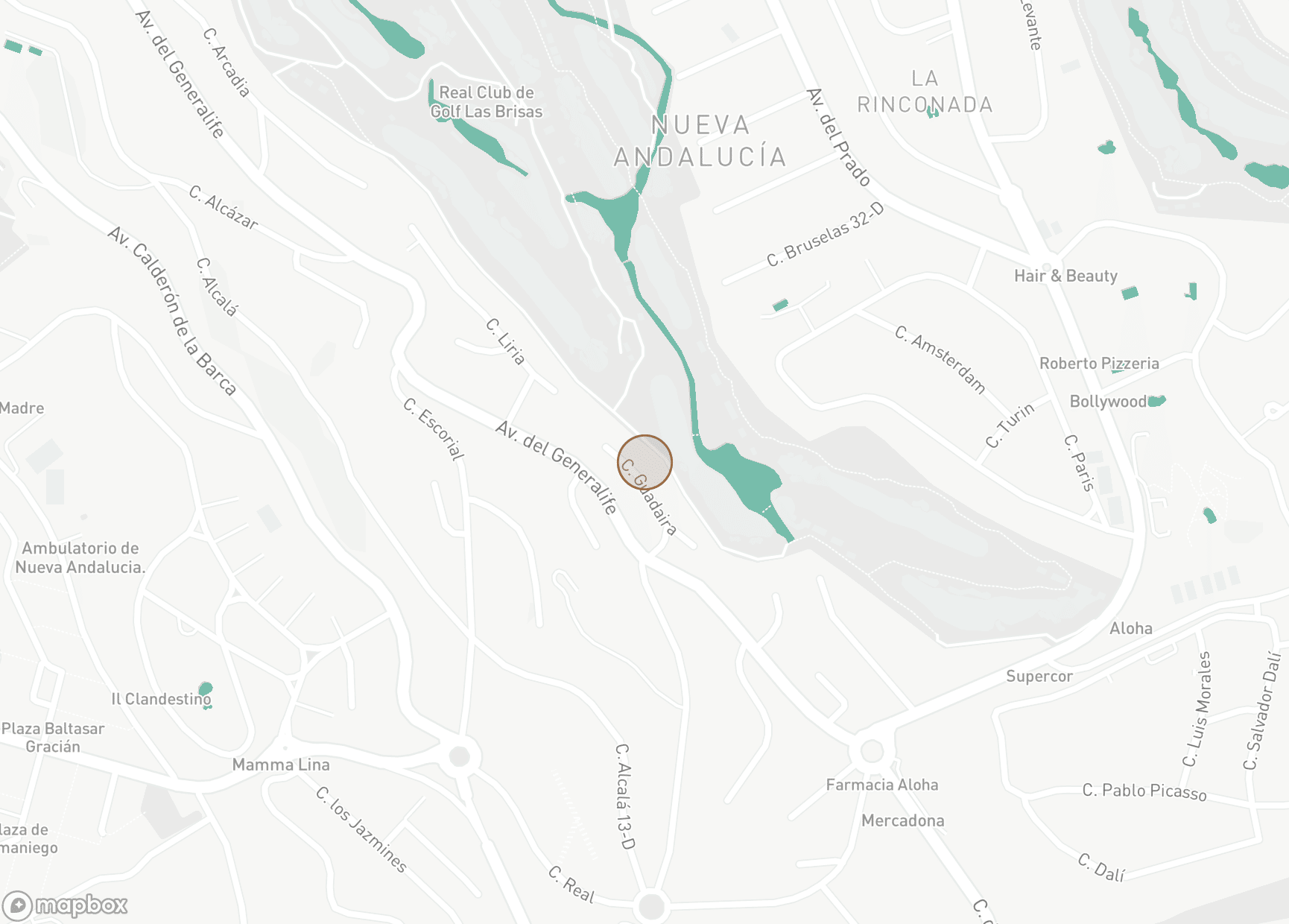 Property Location Map, Nueva Andalucia, Marbella (alla områden)