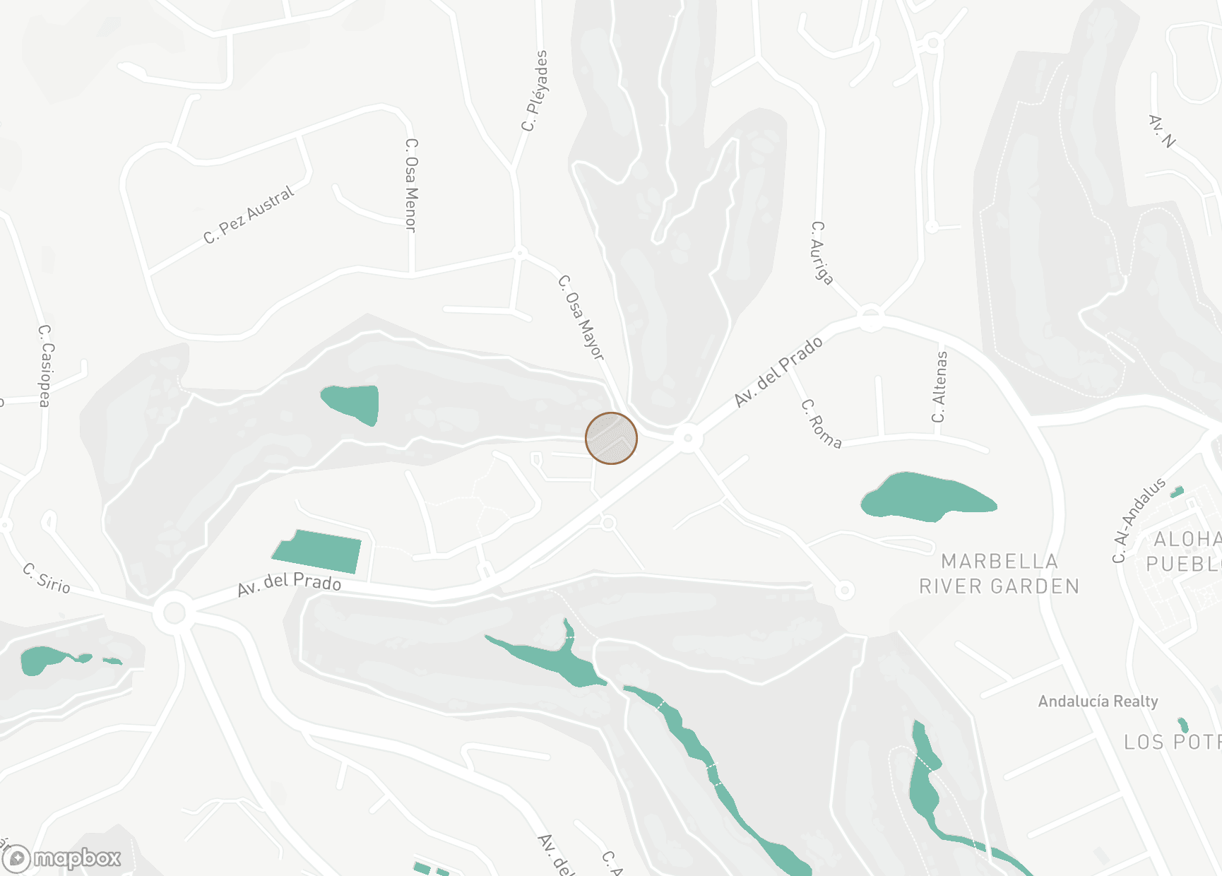 Property Location Map, Los Naranjos Country Club, Nueva Andalucia