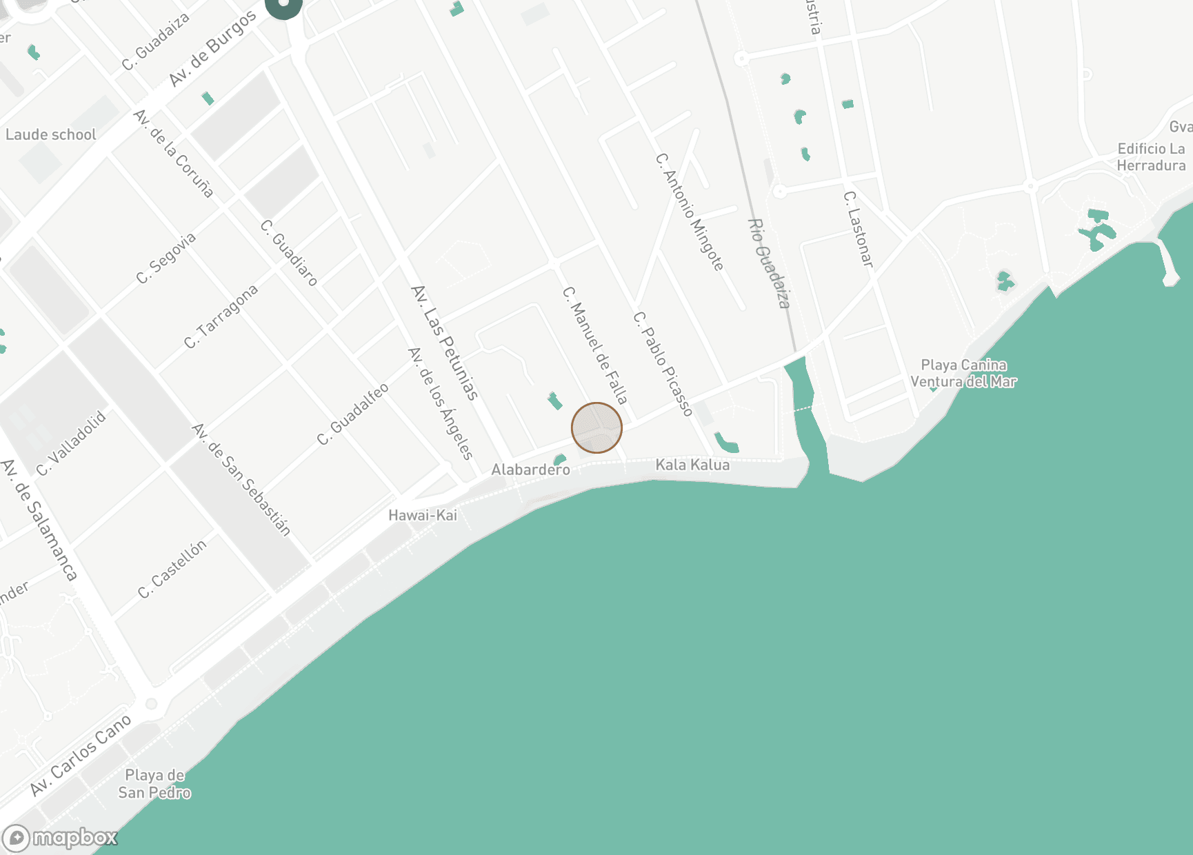 Property Location Map, Castiglione, San Pedro de Alcantara