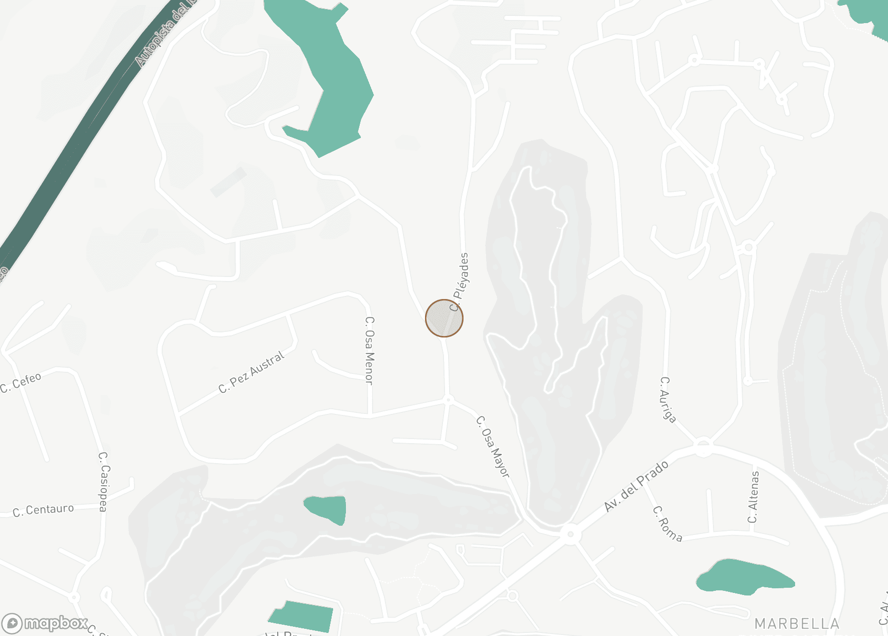 Property Location Map, La Cerquilla, Nueva Andalucia