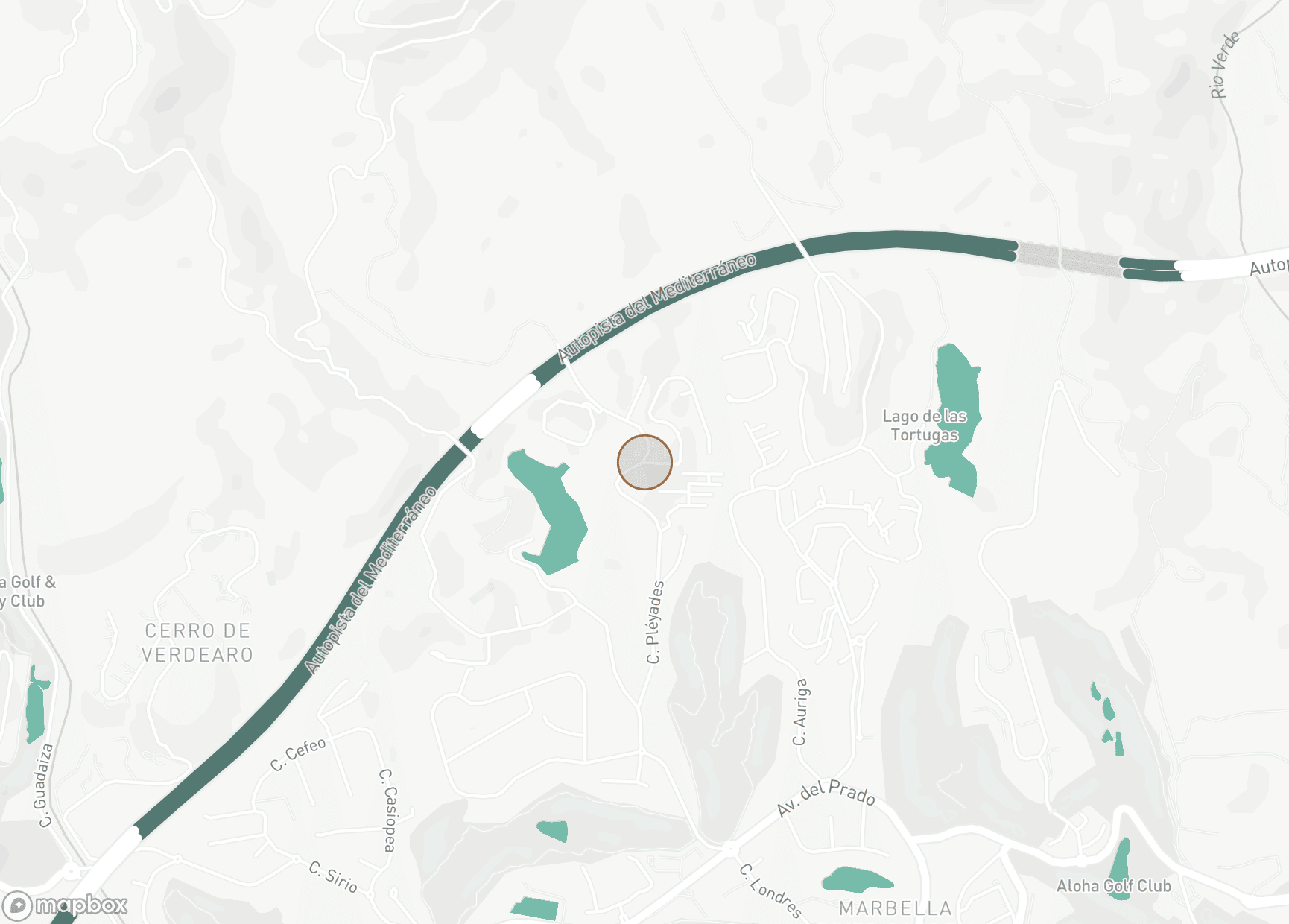 Property Location Map, Los Naranjos Hill Club, Nueva Andalucia