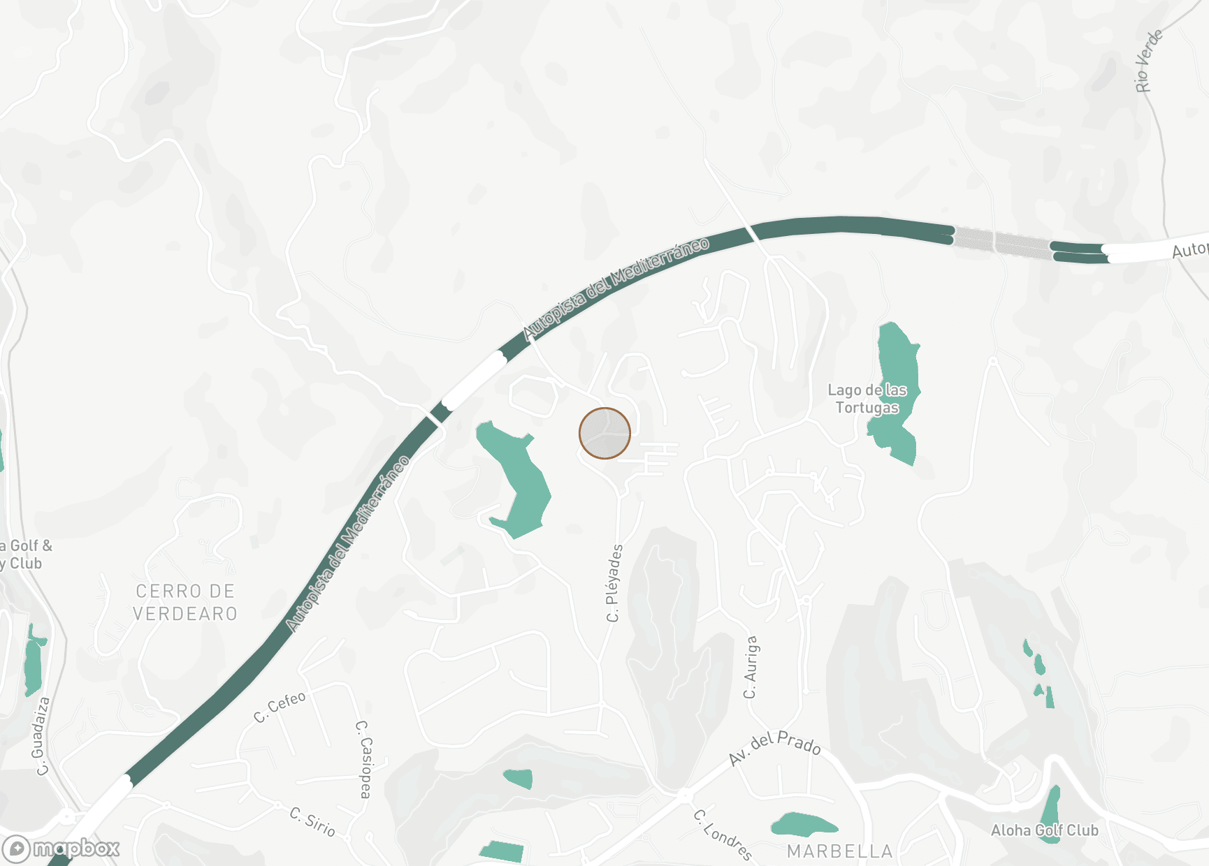 Property Location Map, Los Naranjos Hill Club, Nueva Andalucia