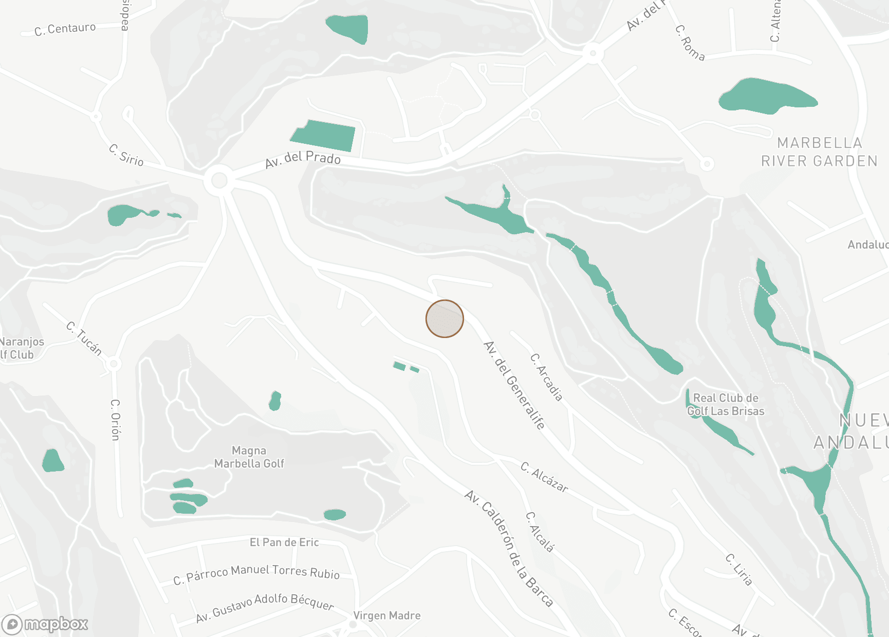 Property Location Map, Las Brisas, Nueva Andalucia