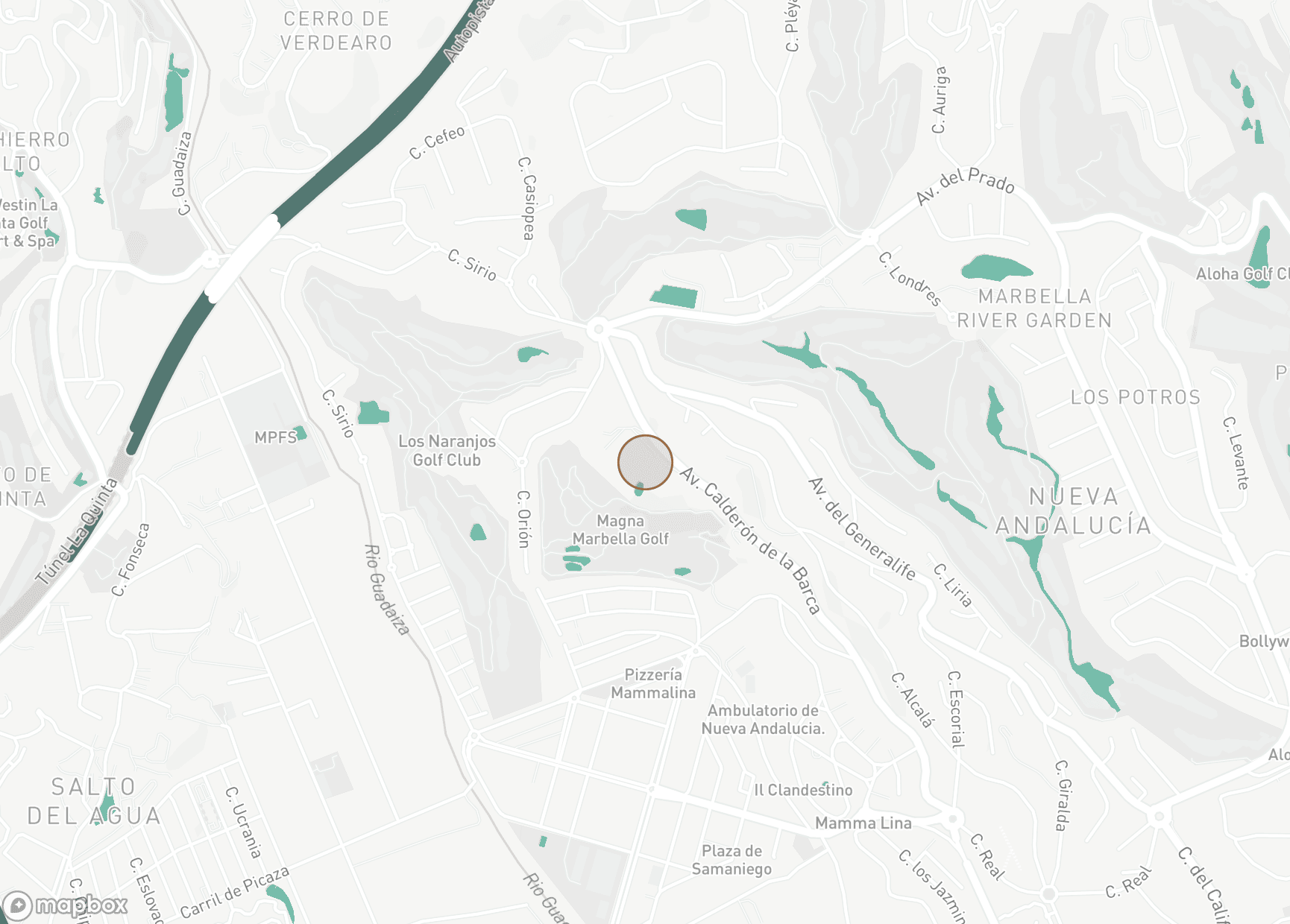 Property Location Map, Magna Marbella, Nueva Andalucia