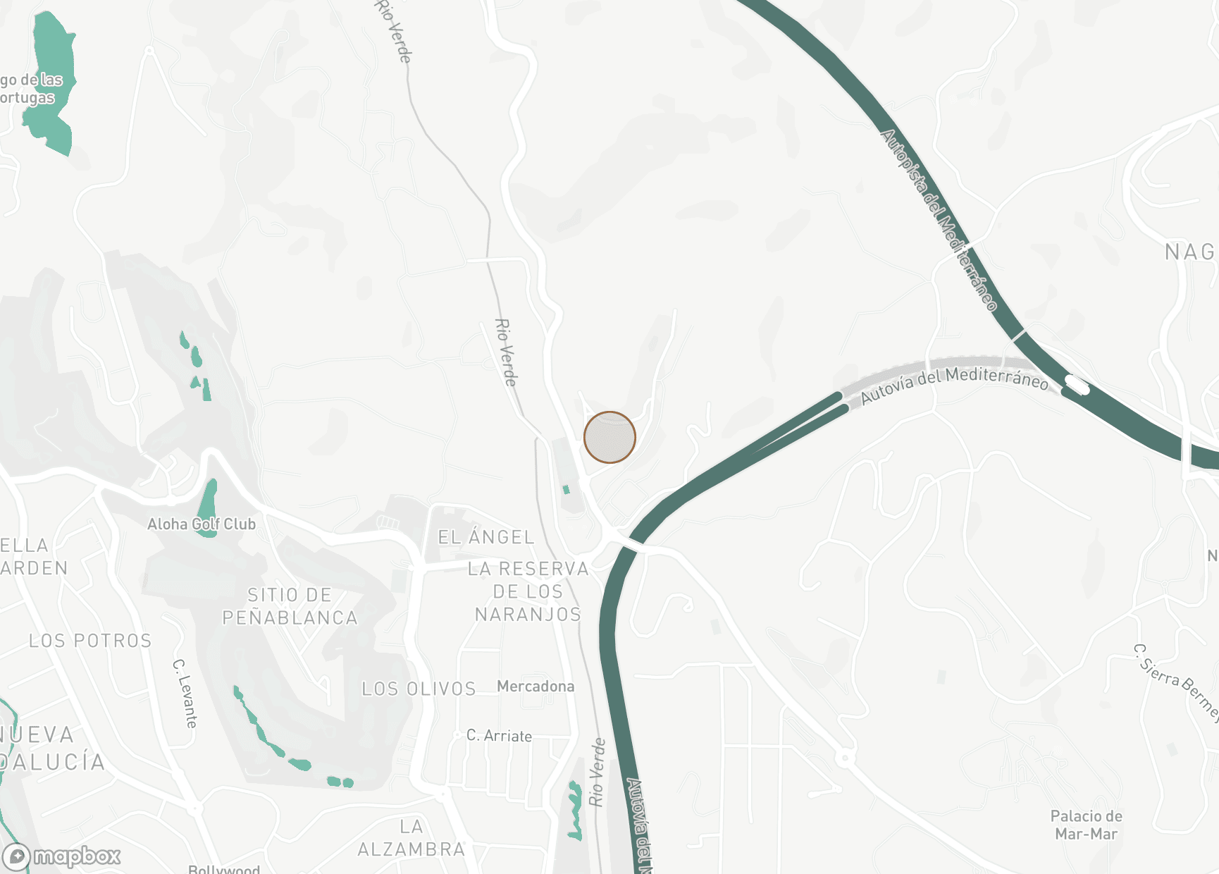 Property Location Map, Club Sierra, Marbella Golden Mile