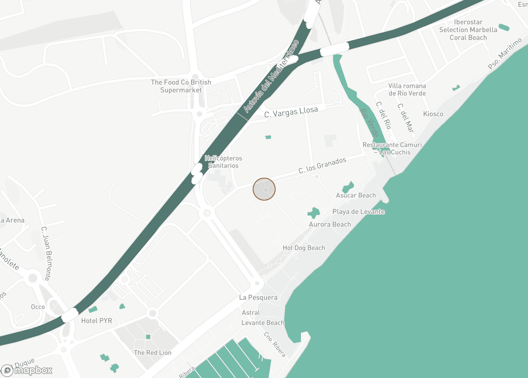 Property Location Map, Los Granados, Marbella - Puerto Banus