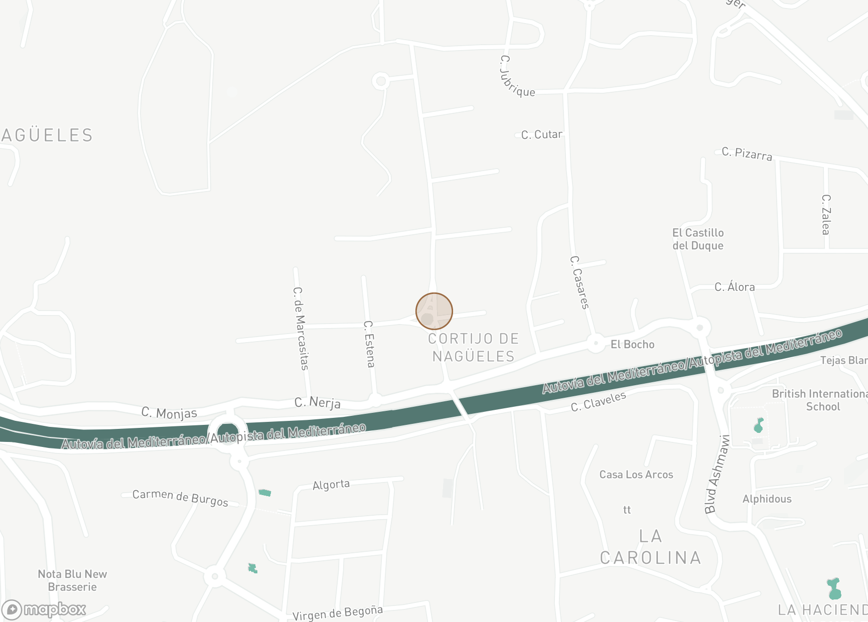 Property Location Map, Nagüeles, Marbella Golden Mile