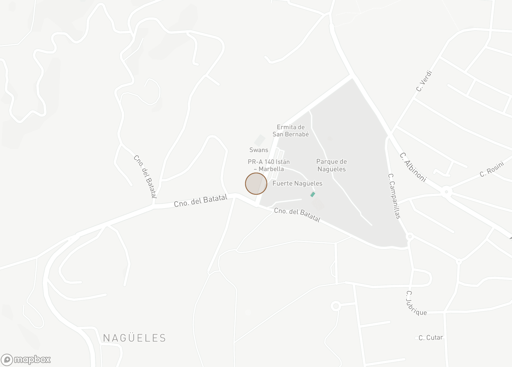 Property Location Map, Sierra Blanca, Marbella Golden Mile