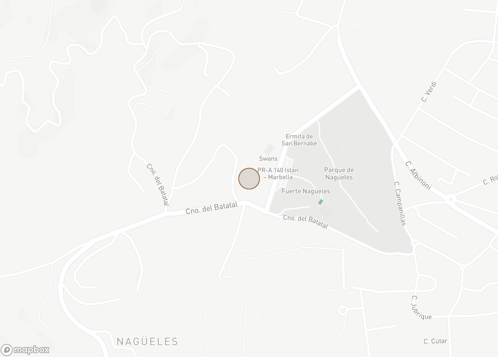 Property Location Map, Sierra Blanca, Marbella Golden Mile