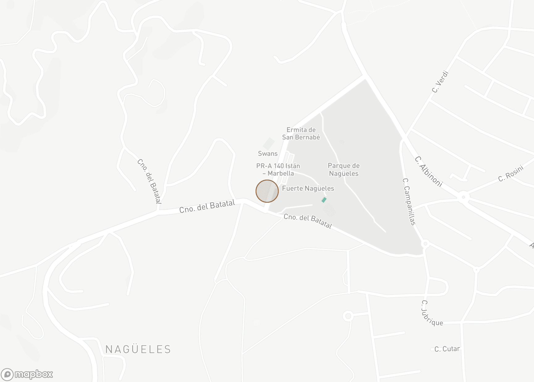 Property Location Map, Sierra Blanca, Marbella Golden Mile