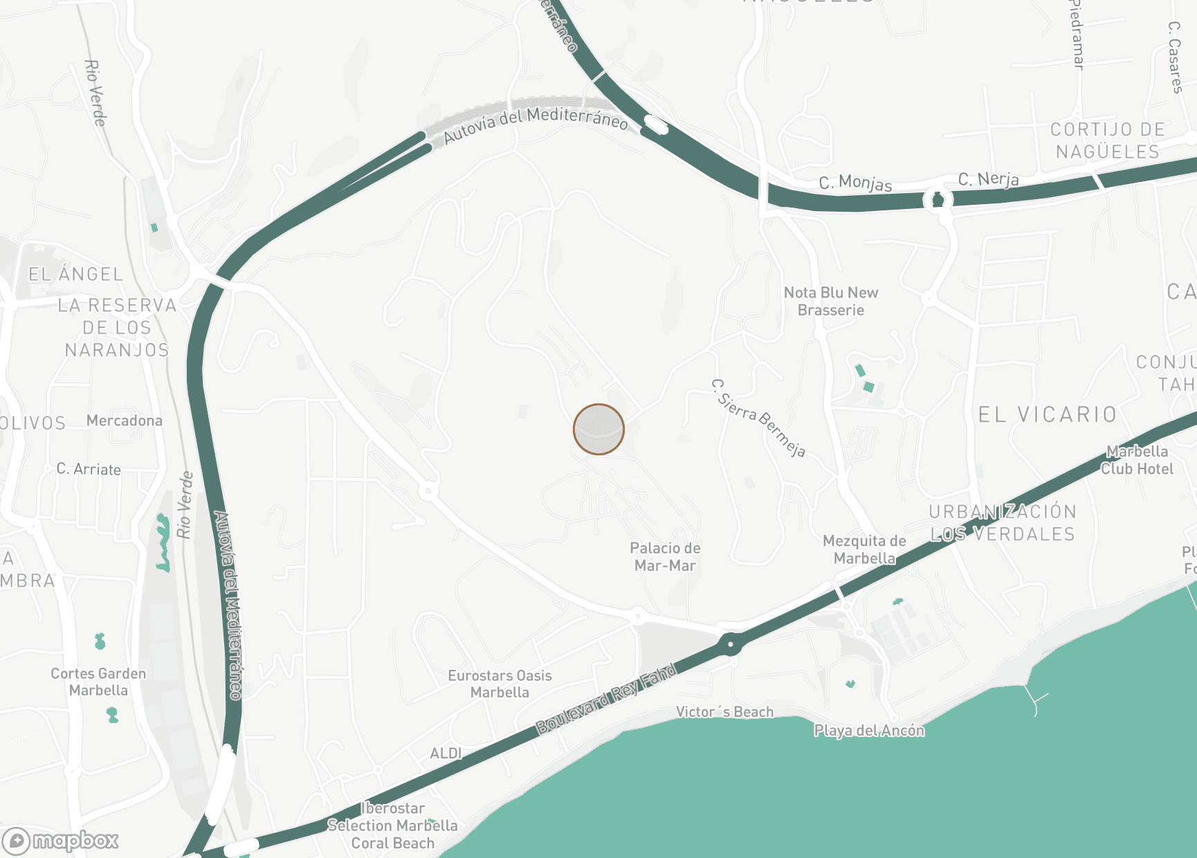 Property Location Map, Coto Real, Marbella Golden Mile