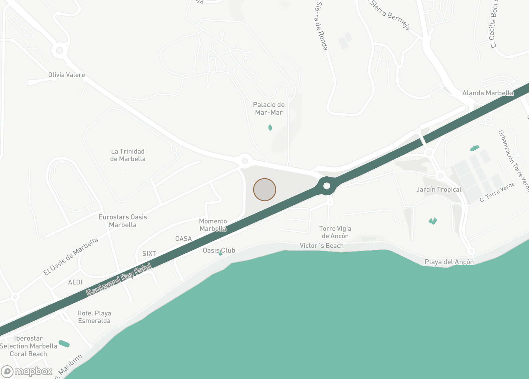 Property Location Map, Vilas 12, Marbella Golden Mile