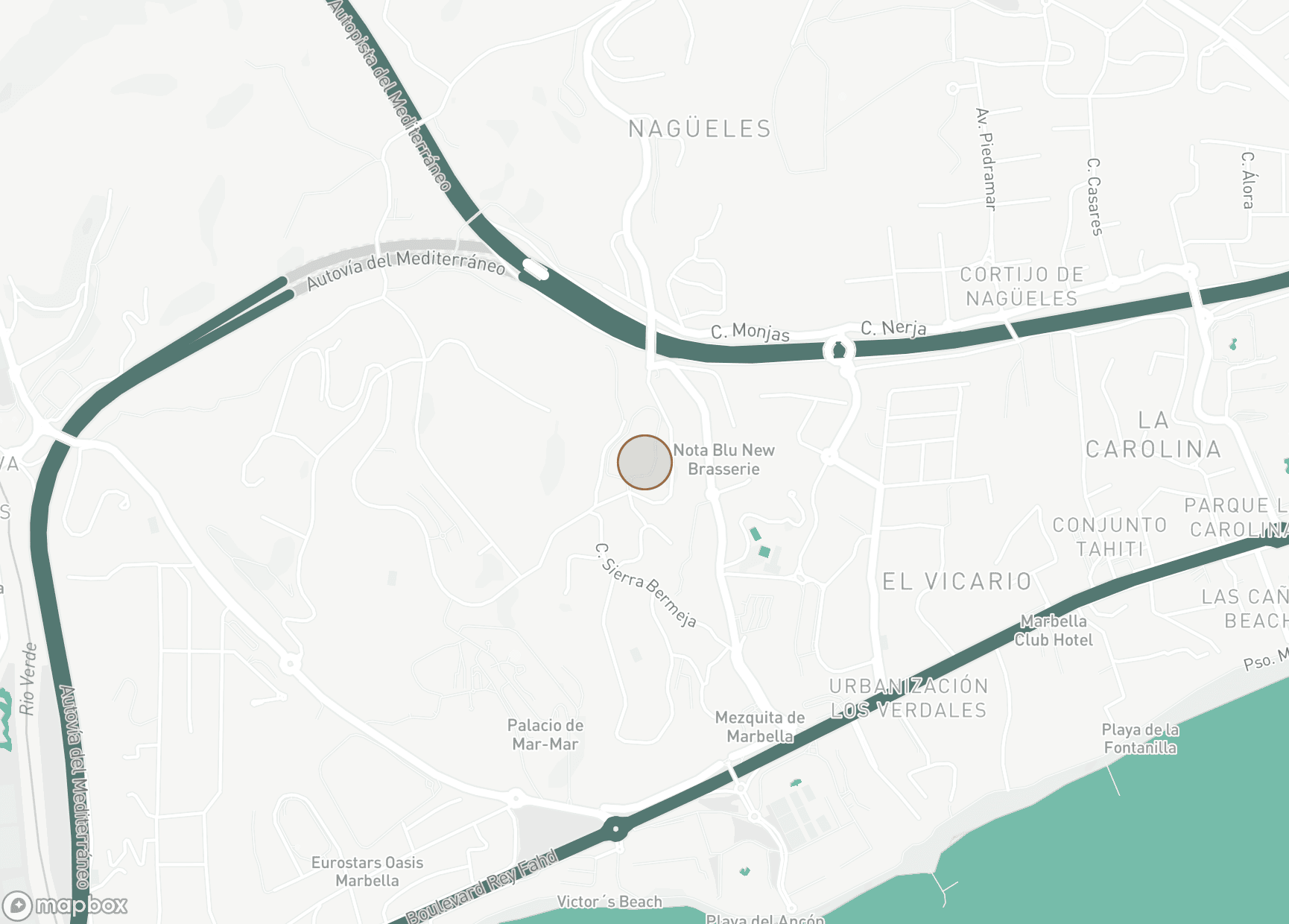 Property Location Map, Monte Paraiso, Marbella Golden Mile
