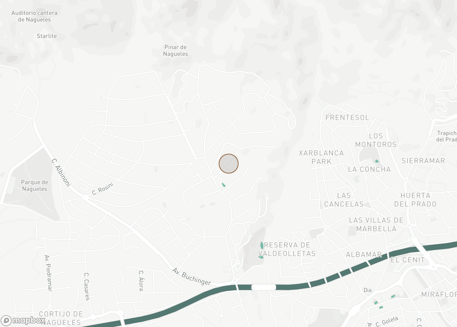 Property Location Map, Balcones de Sierra Blanca, Marbella Golden Mile