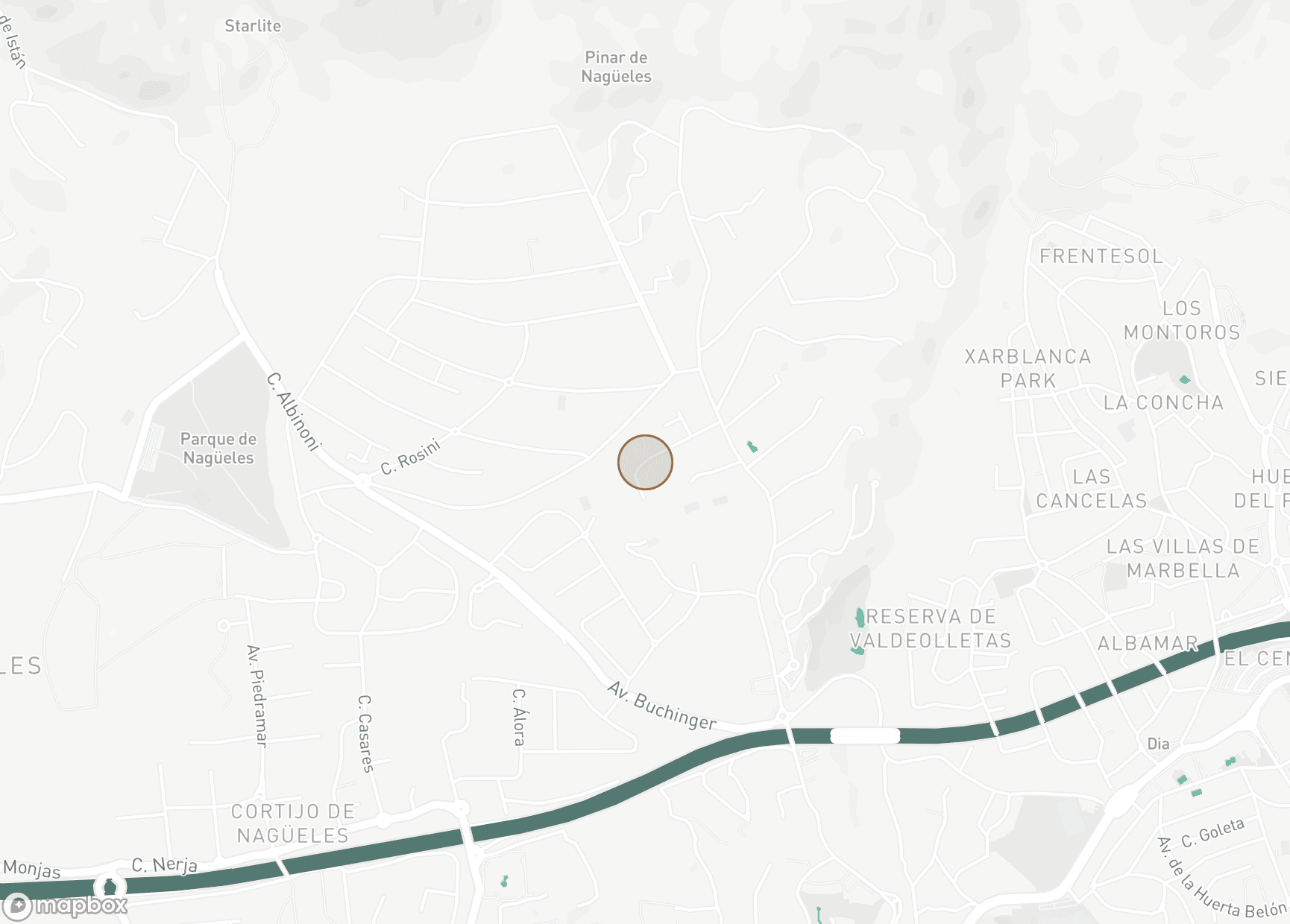 Property Location Map, La Quinta de Sierra Blanca, Marbella Golden Mile