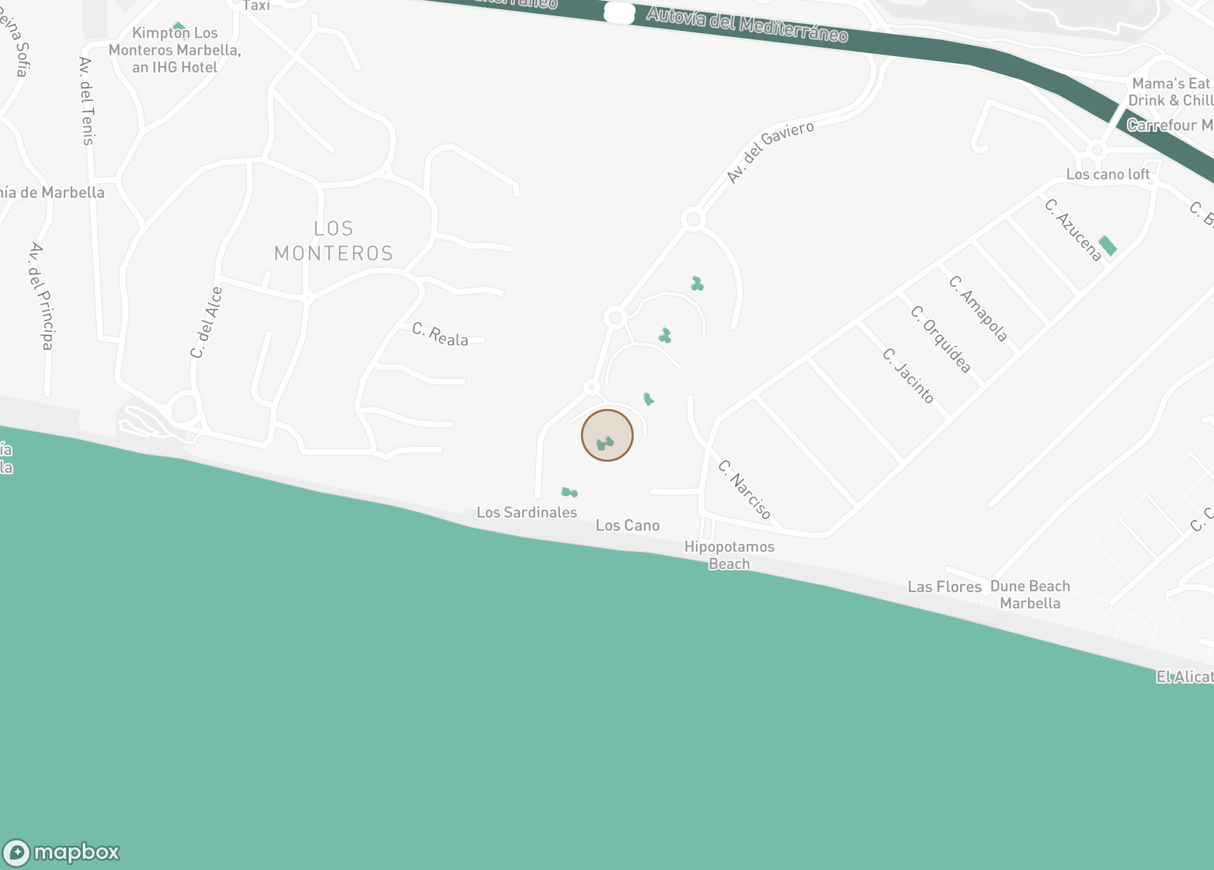 Property Location Map, Marbella Öst, Marbella (alla områden)