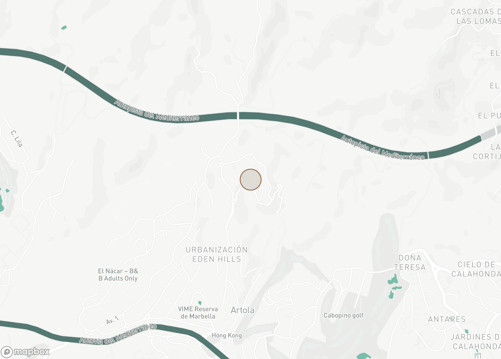 Property Location Map, La Reserva de Marbella, Marbella Öst