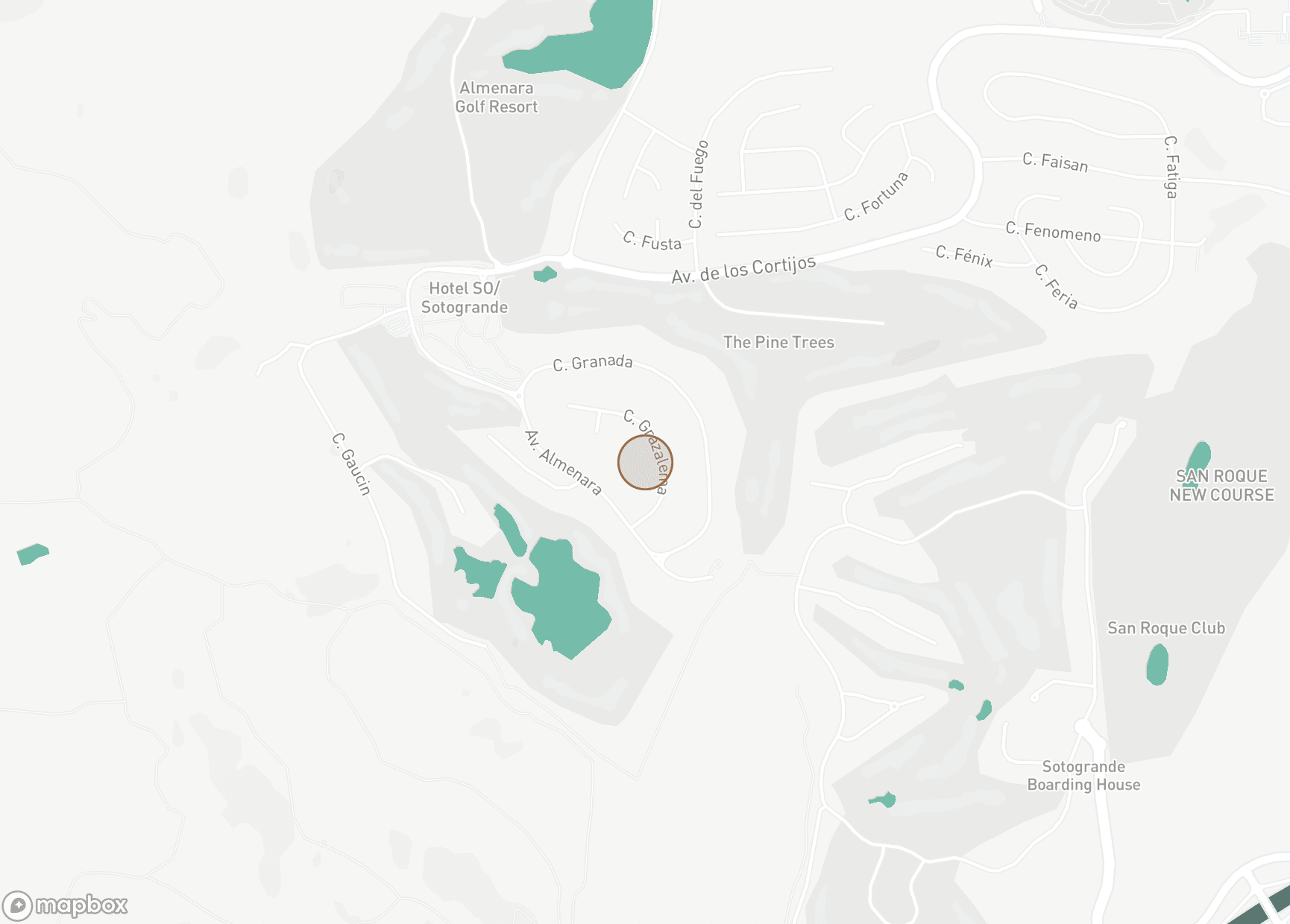 Property Location Map, Zona G, Sotogrande Alto