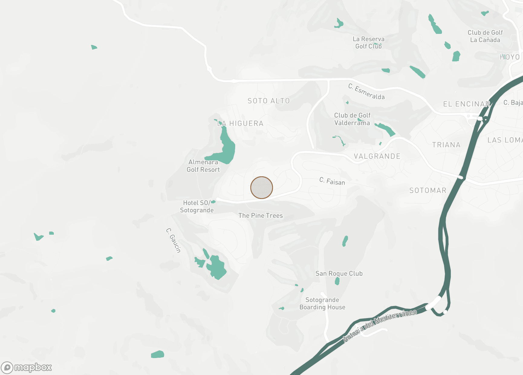 Property Location Map, Sotogrande Alto