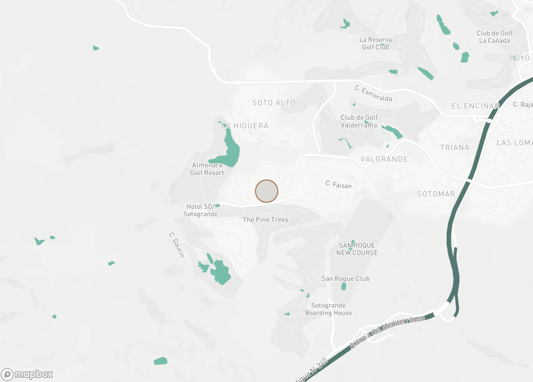 Property Location Map, Sotogrande Alto