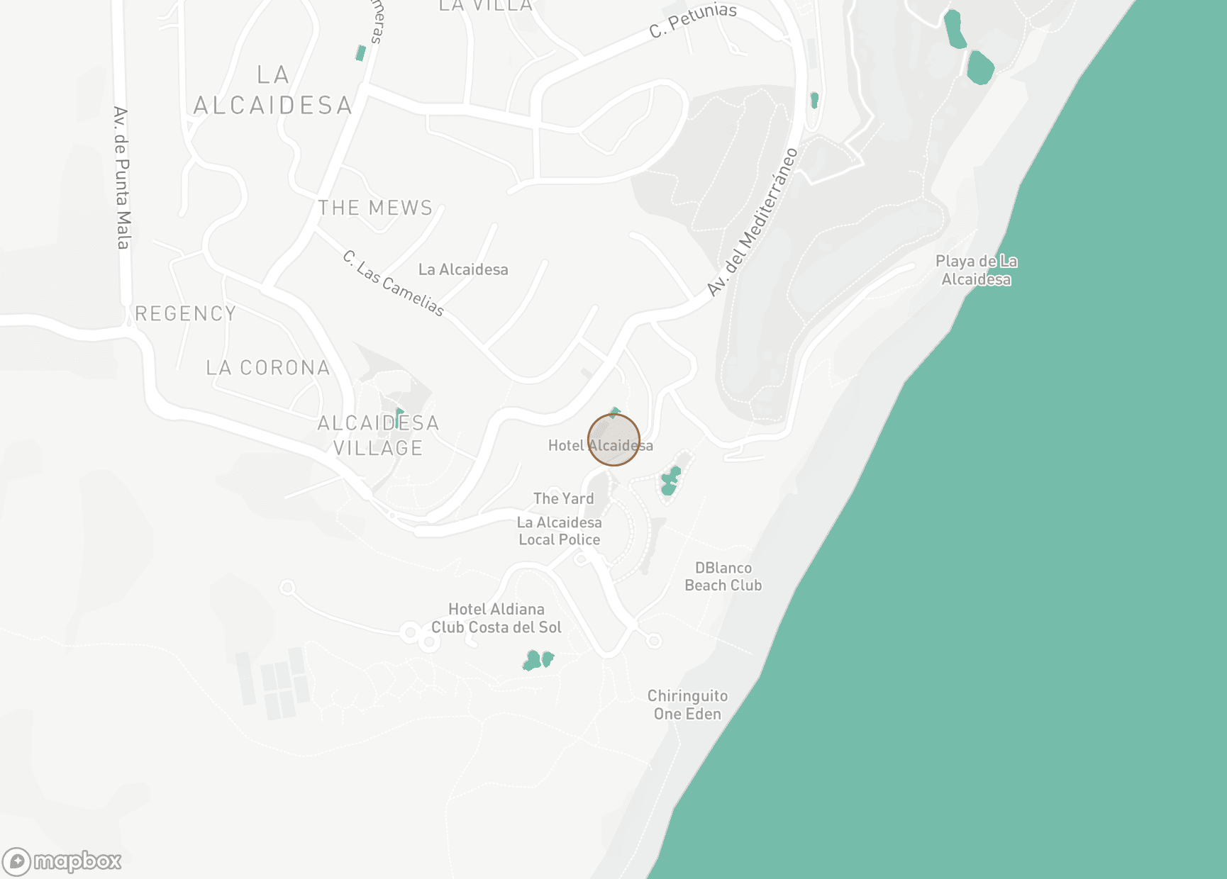 Property Location Map, Alcaidesa