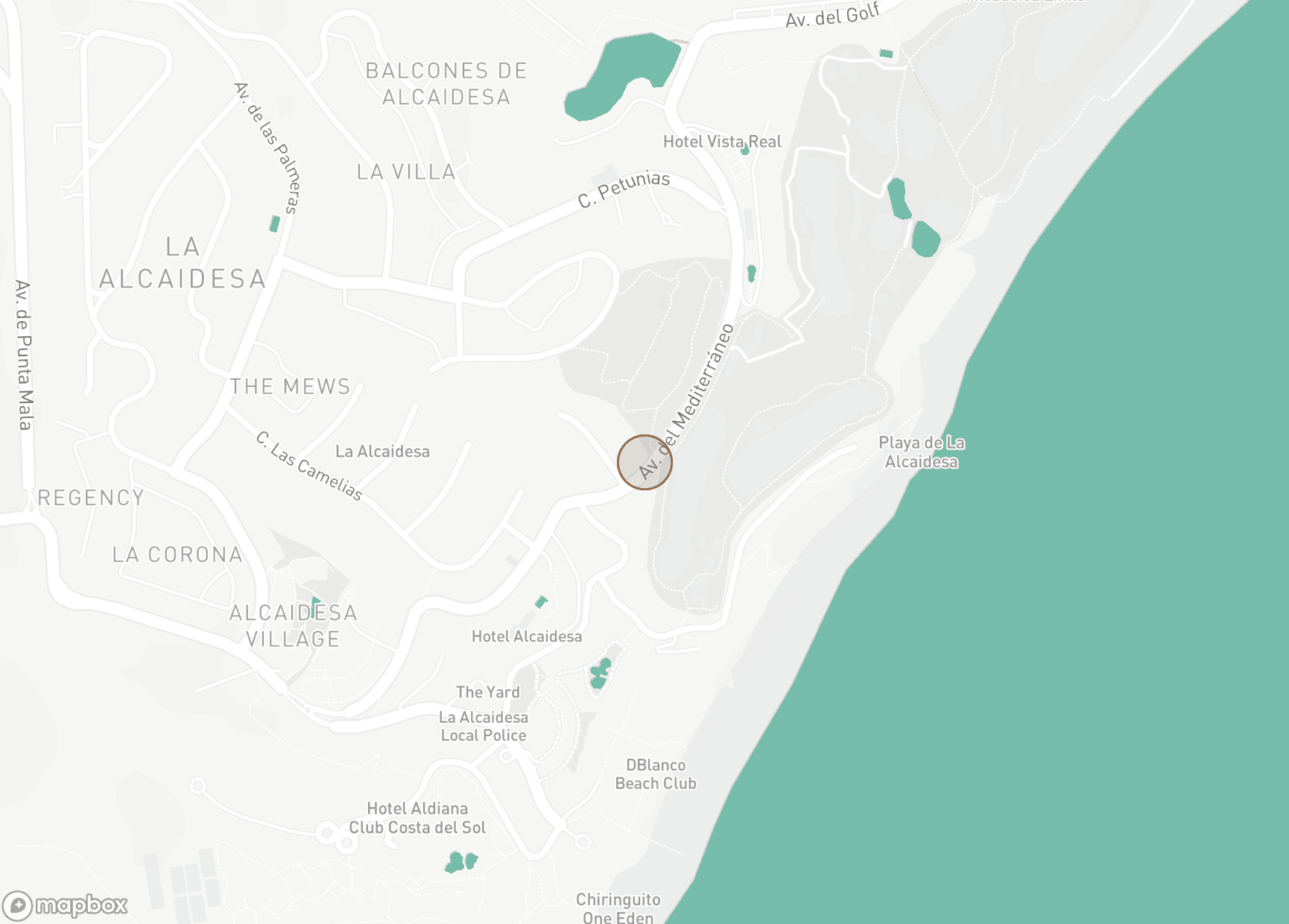 Property Location Map, Alcaidesa