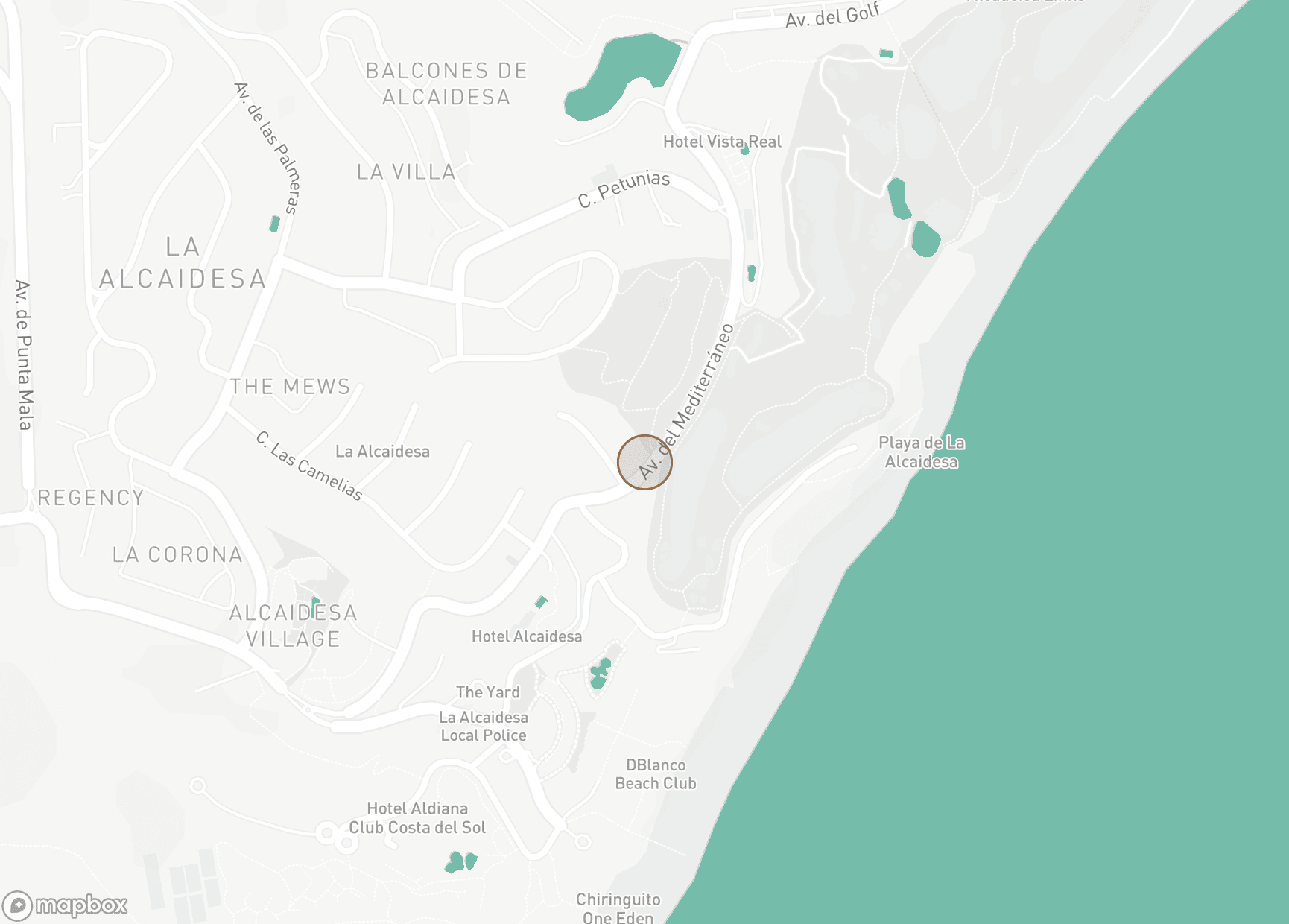 Property Location Map, Alcaidesa