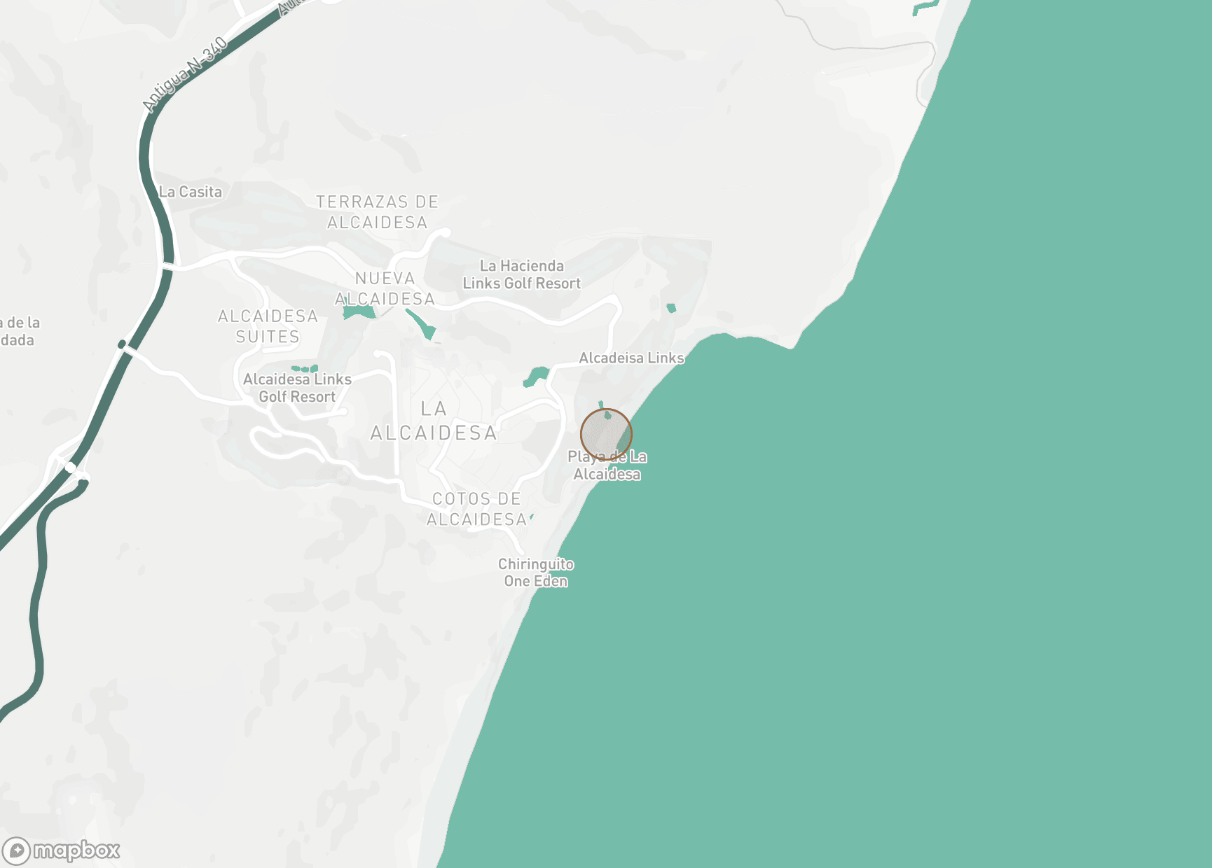 Property Location Map, Alcaidesa Costa
