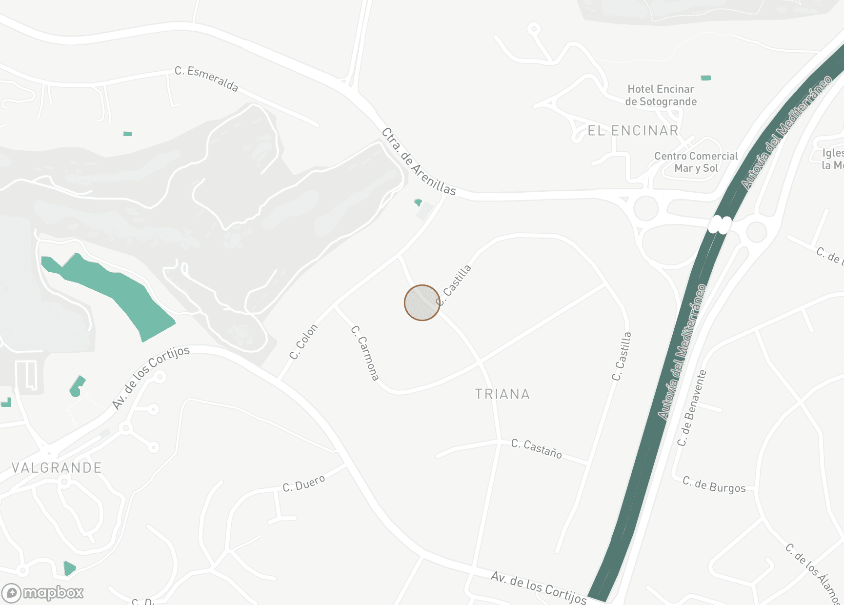 Property Location Map, Sotogrande Alto