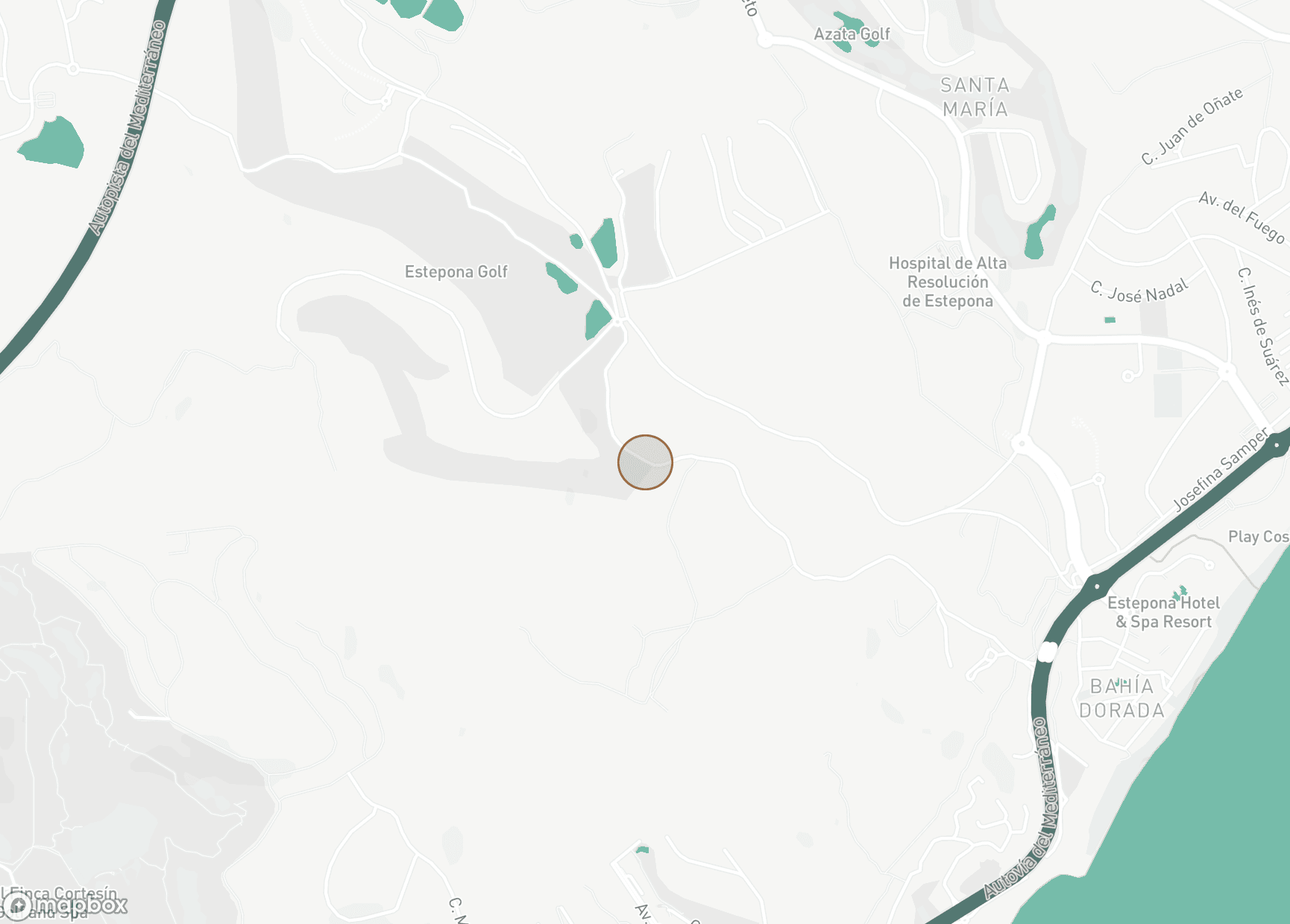Property Location Map, Estepona Golf, Estepona Väst