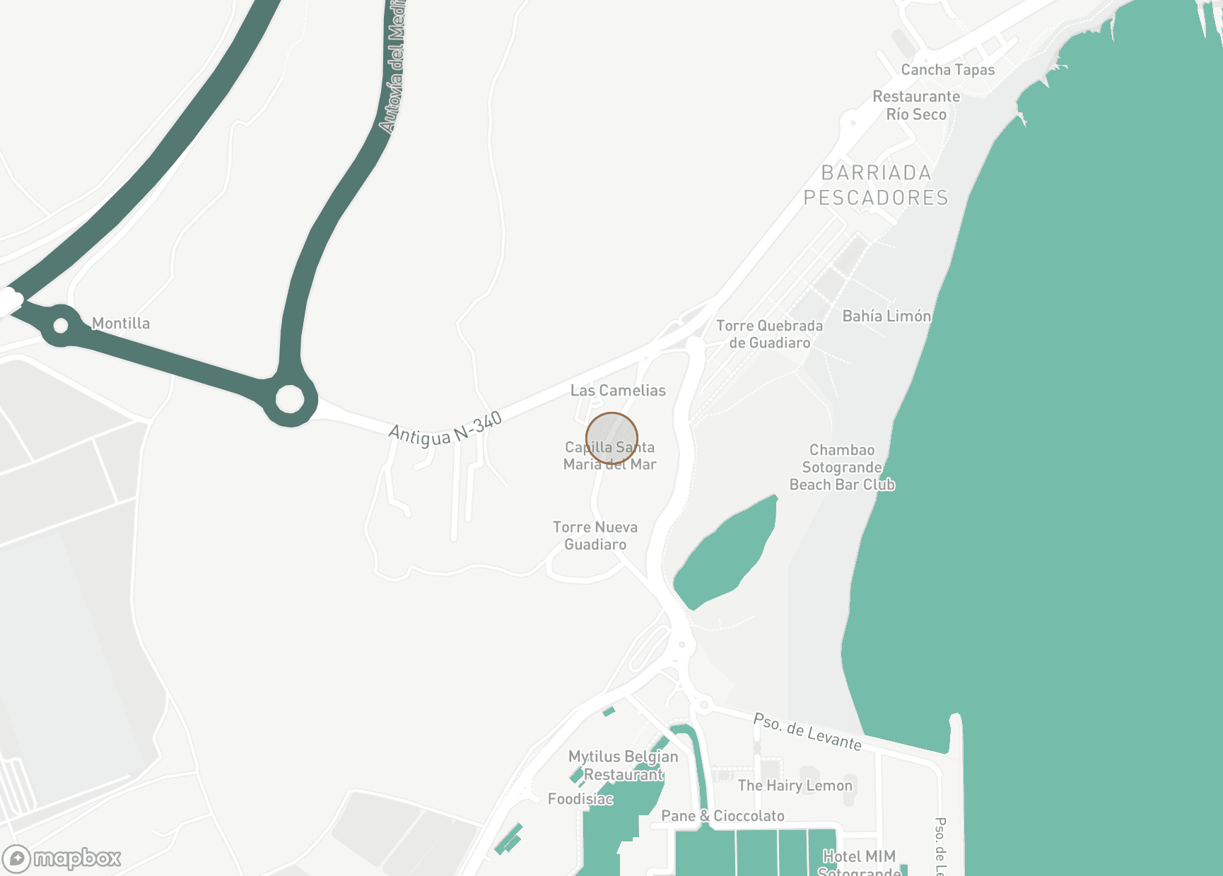 Property Location Map, Torreguadiaro, Sotogrande