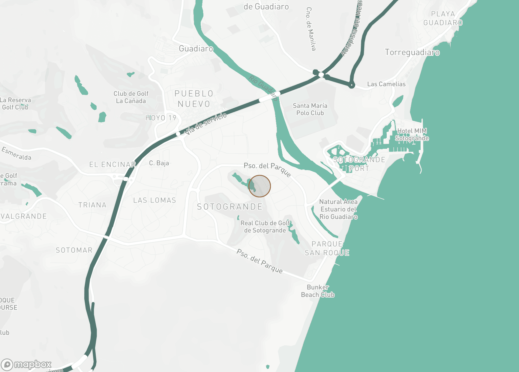 Property Location Map, Sotogrande Costa