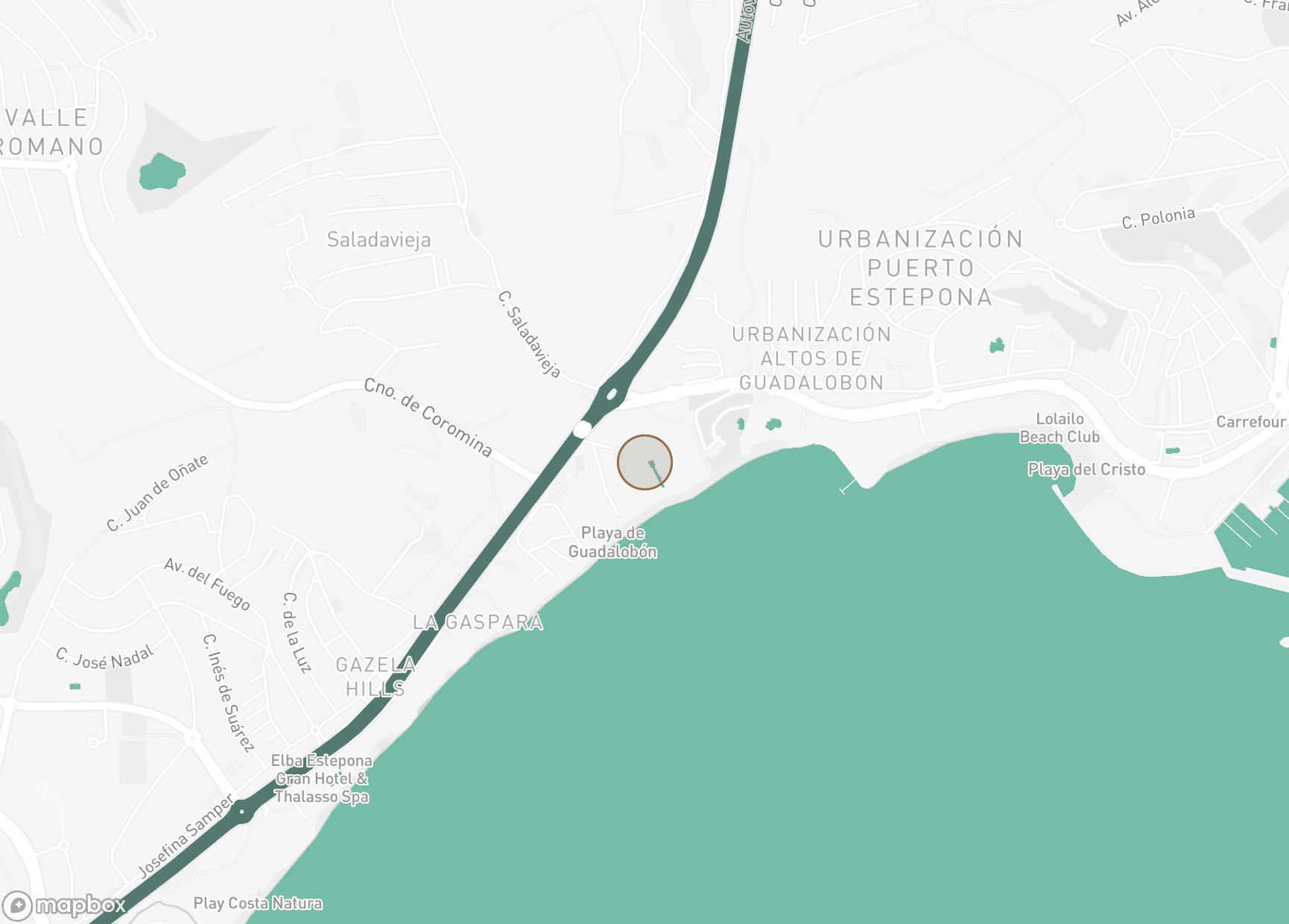 Property Location Map, The Island, Estepona West