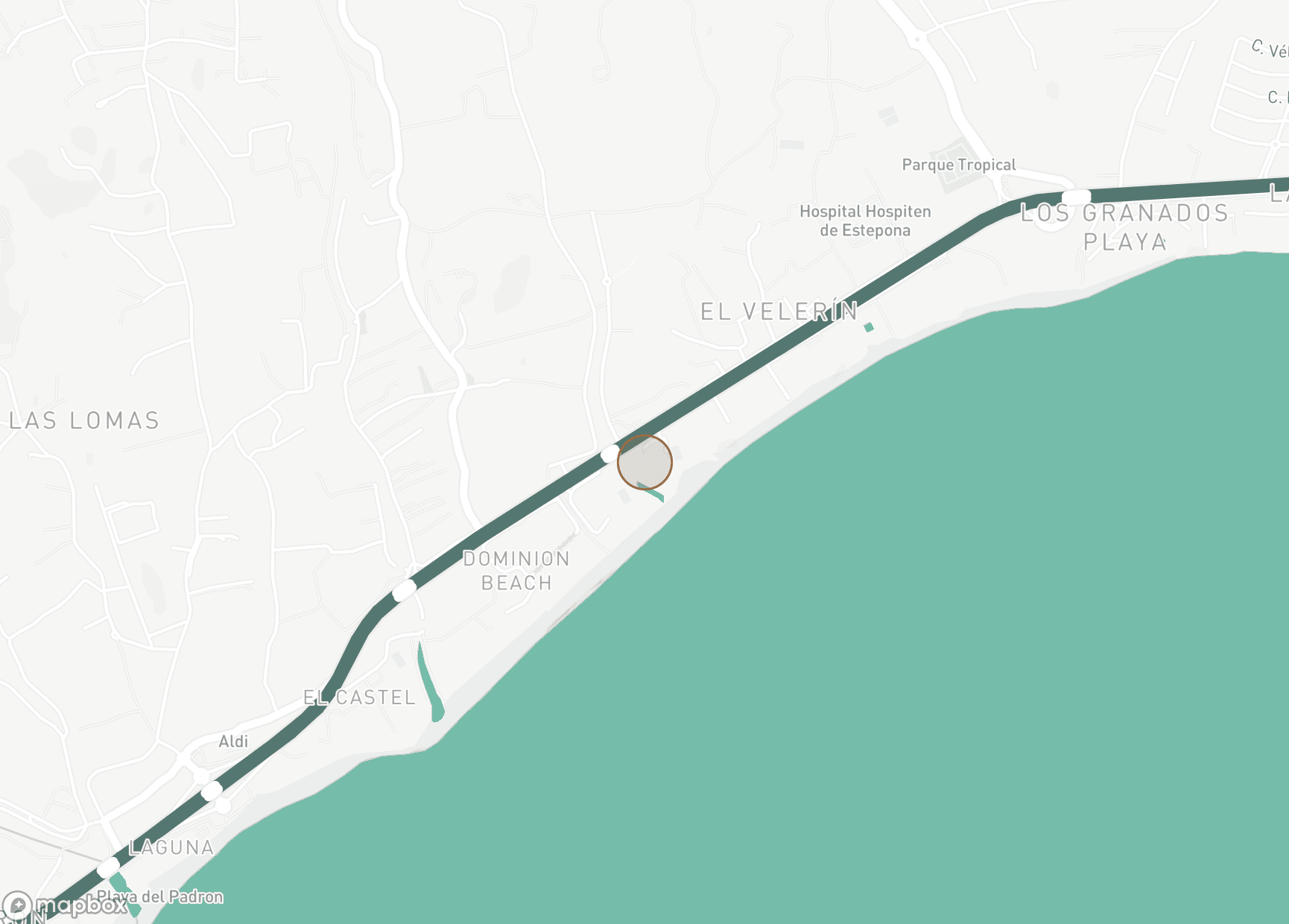 Property Location Map, Bahía del Velerín, Estepona East
