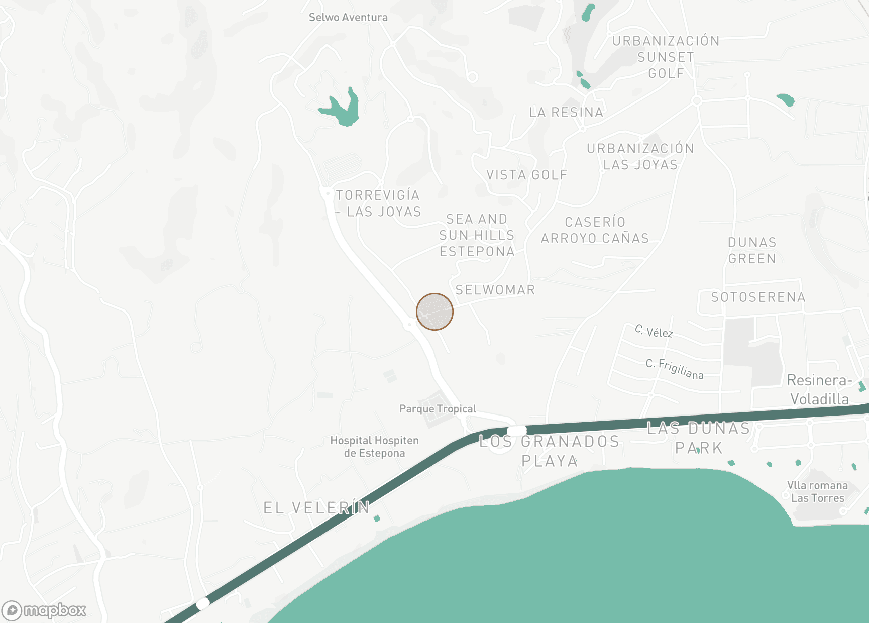 Property Location Map, Selwo Hills, Estepona East