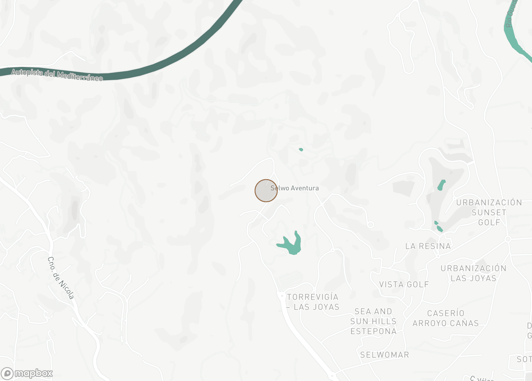 Property Location Map, La Panera, Estepona East