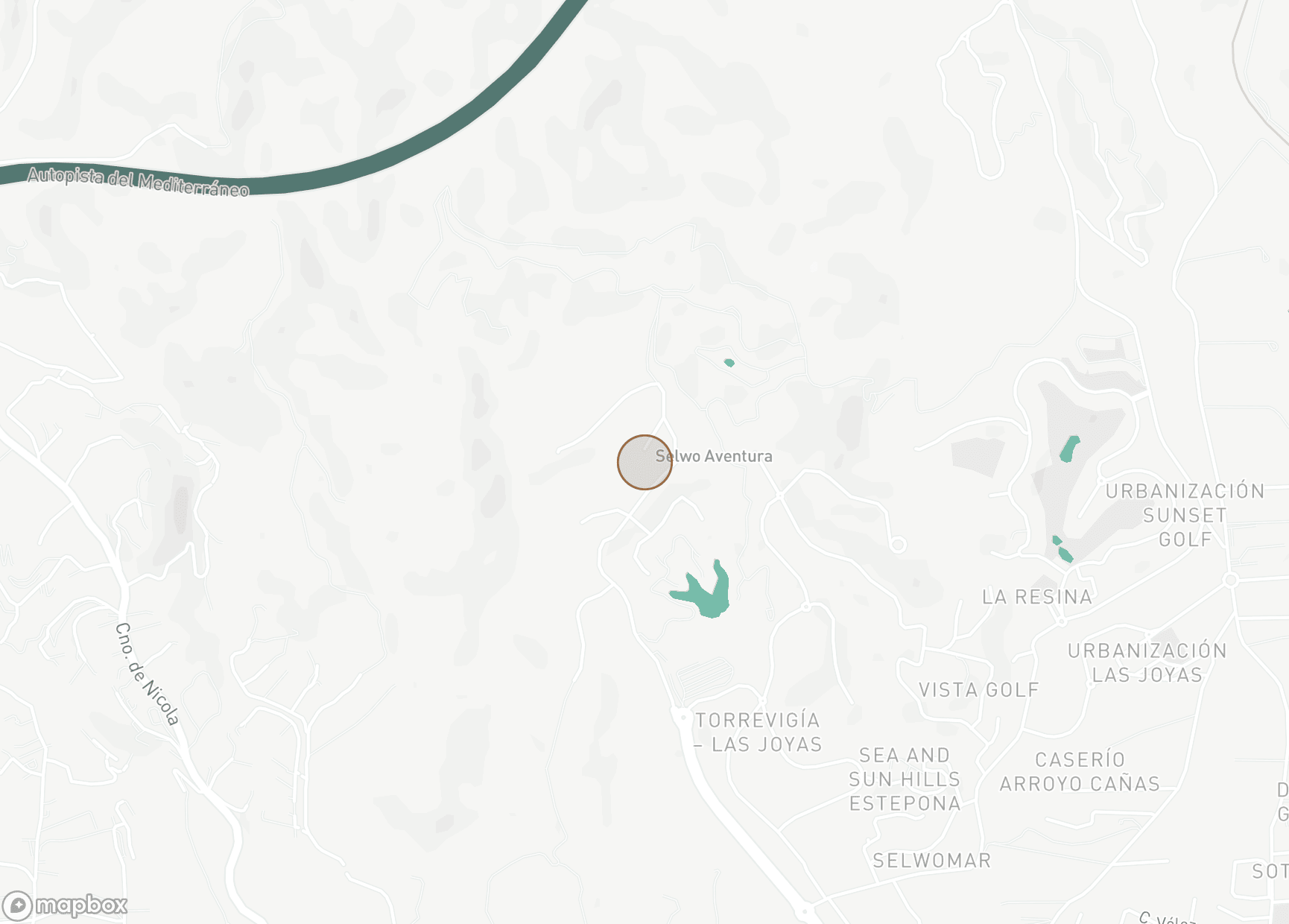 Property Location Map, La Panera, Estepona East
