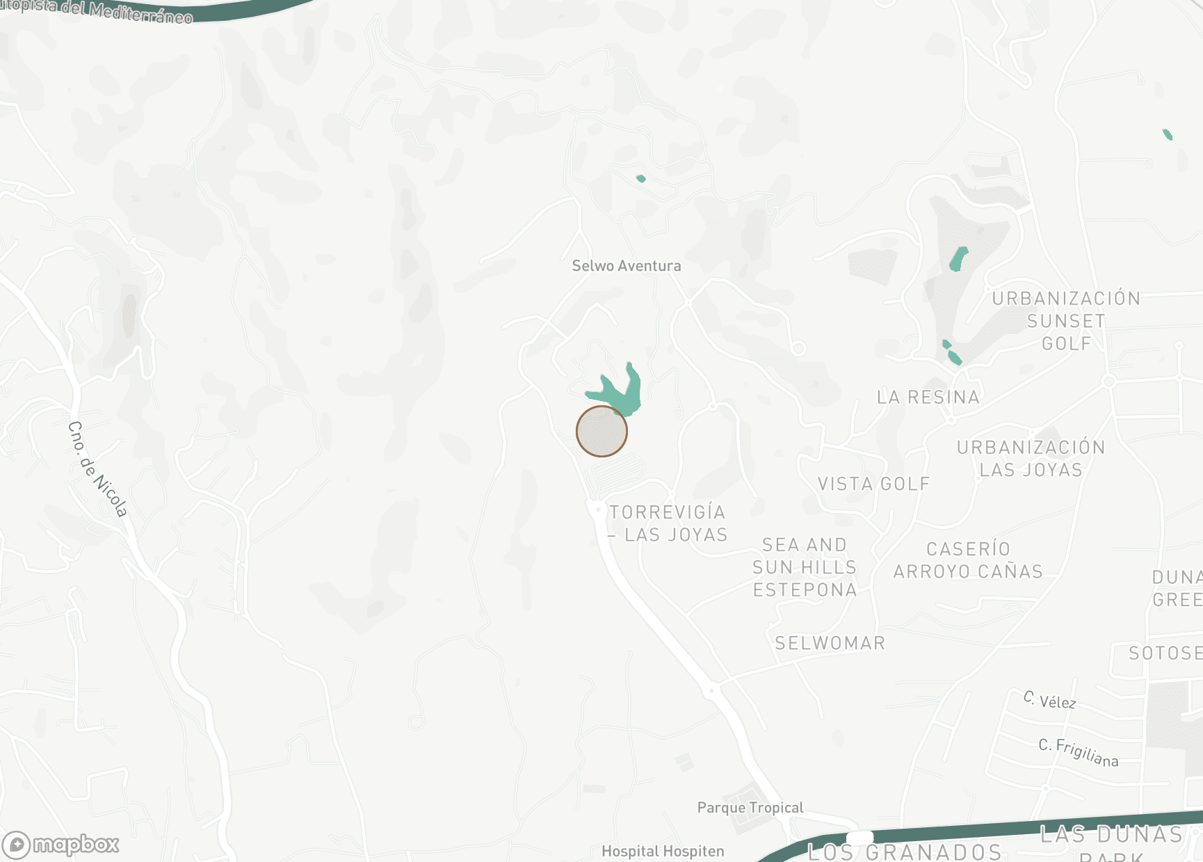 Property Location Map, Selwo, Estepona Öst