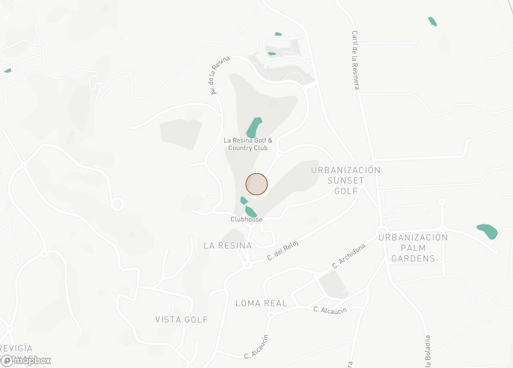 Property Location Map, La Resina Golf, Estepona East
