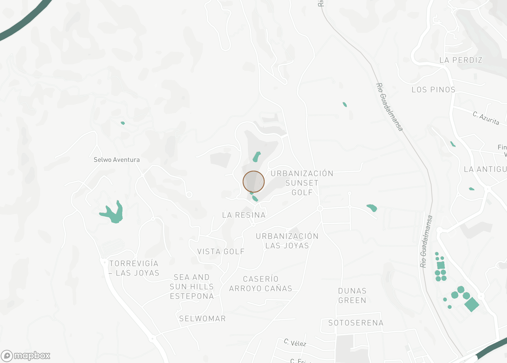Property Location Map, La Resina Golf, Estepona East