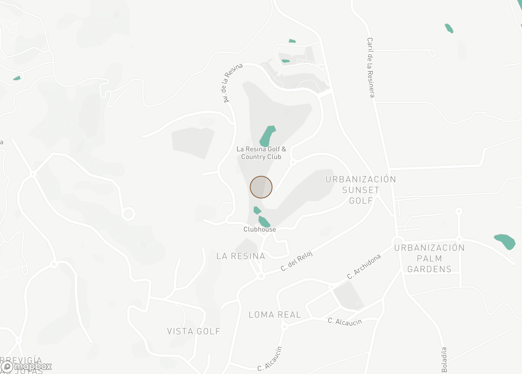 Property Location Map, La Resina Golf, Estepona East