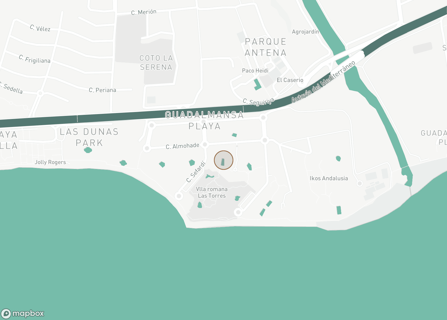 Property Location Map, Torre Bermeja, Estepona East