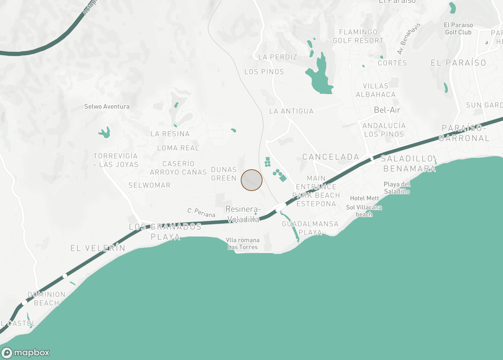 Property Location Map, Estepona East