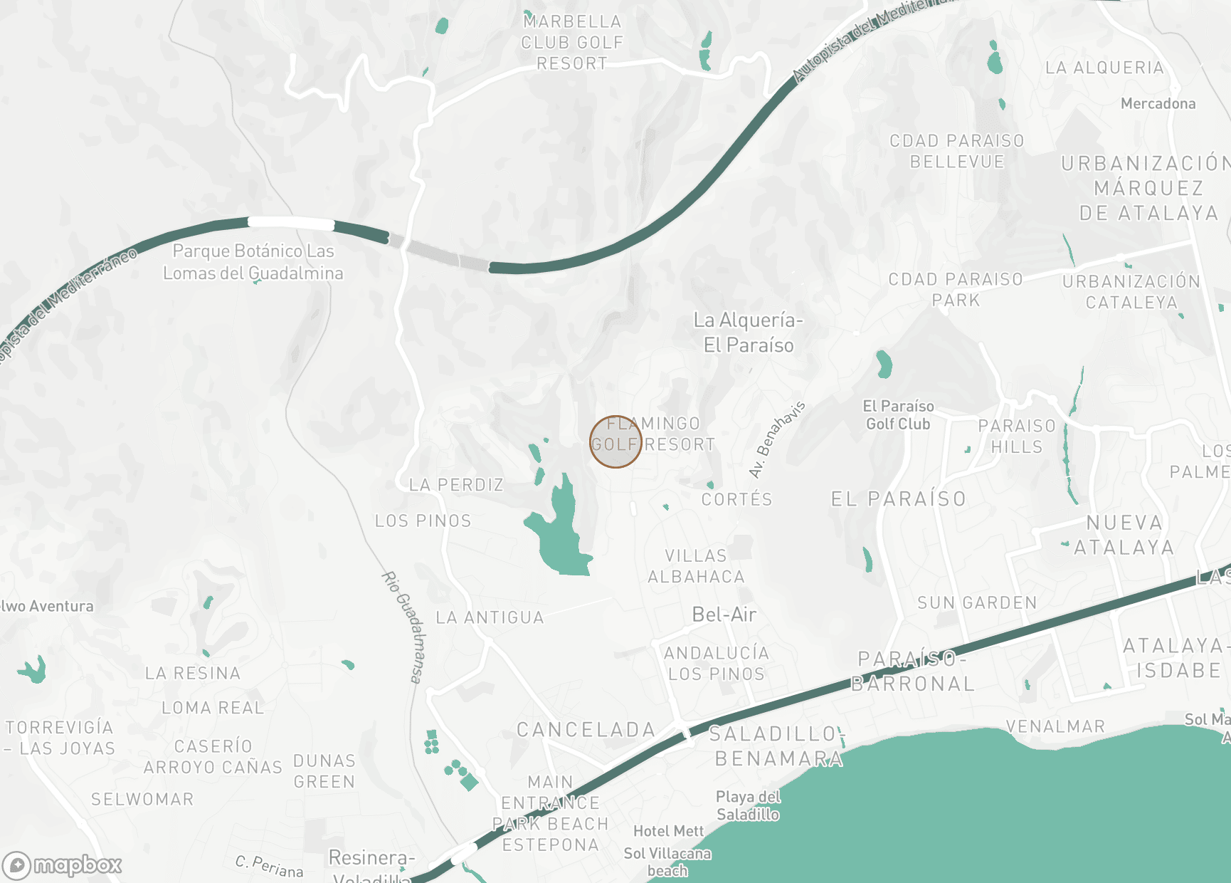 Property Location Map, Hoyo 19, Benahavis