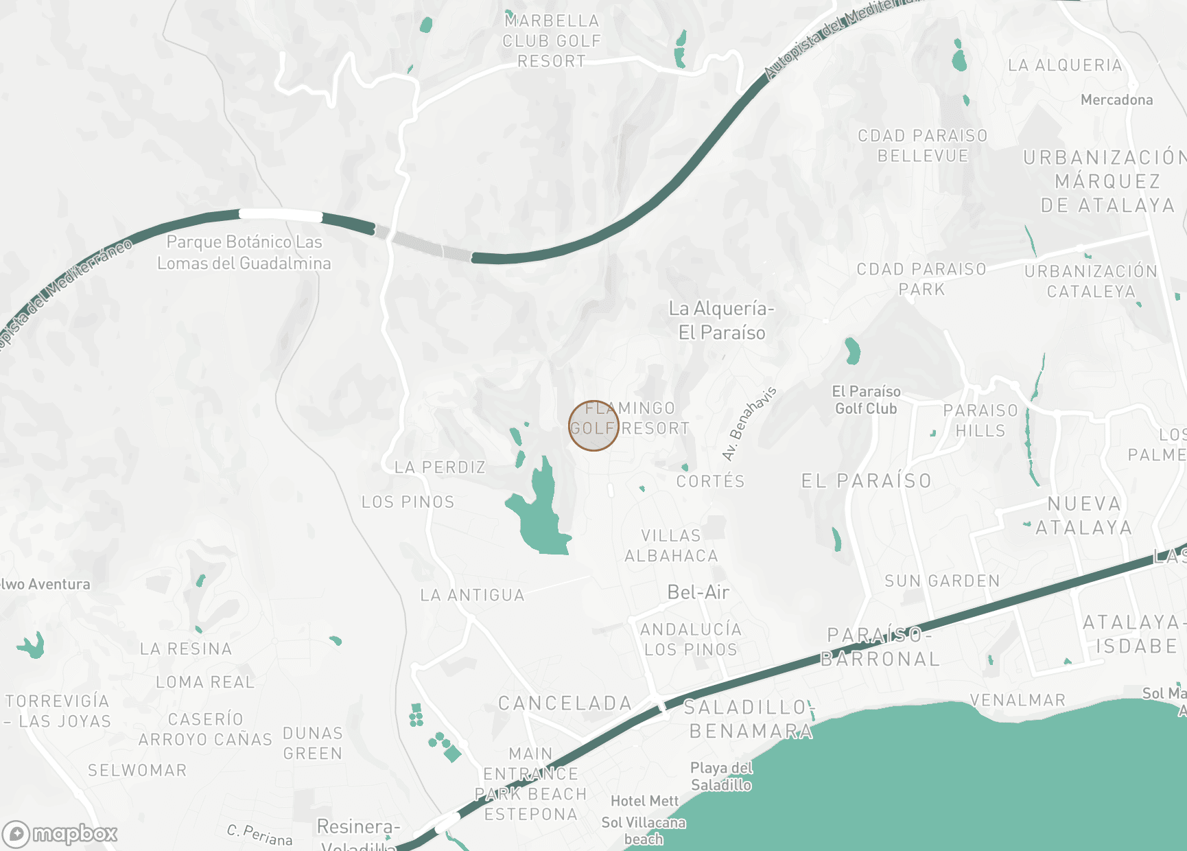 Property Location Map, Hoyo 19, Benahavis